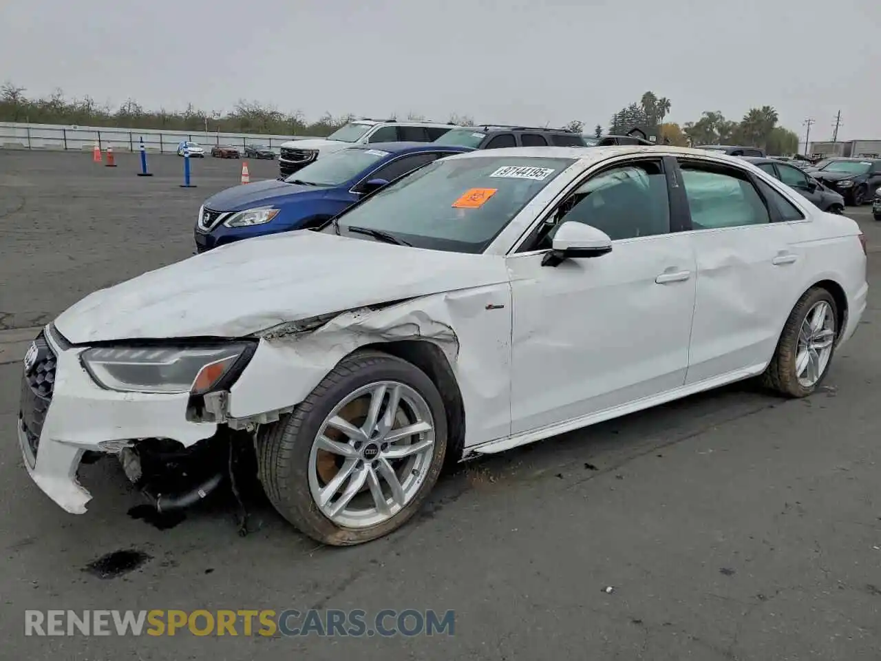 1 Photograph of a damaged car WAUEAAF49RN008985 AUDI A4 2024