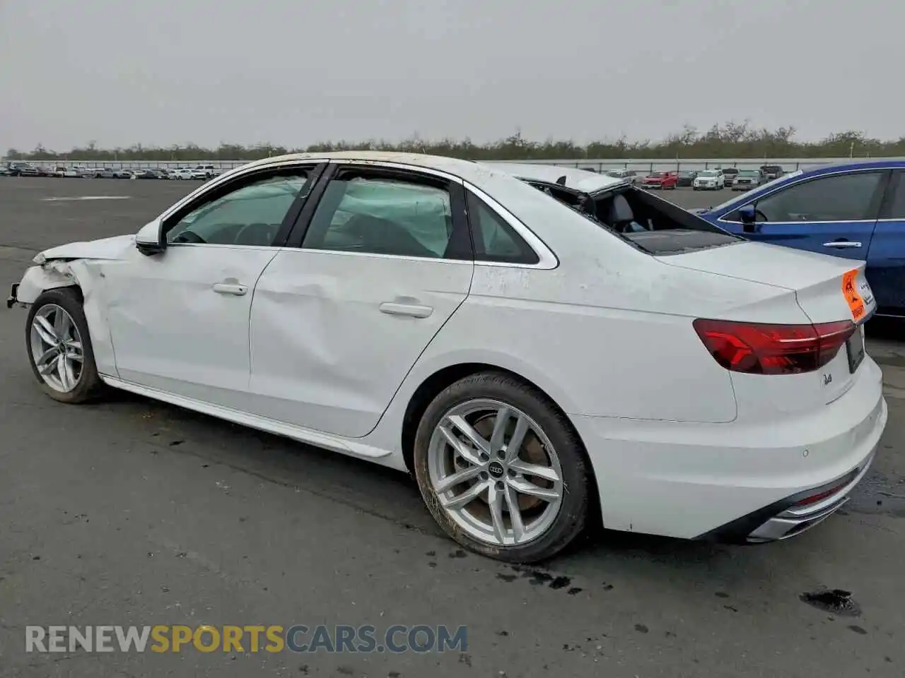 2 Photograph of a damaged car WAUEAAF49RN008985 AUDI A4 2024