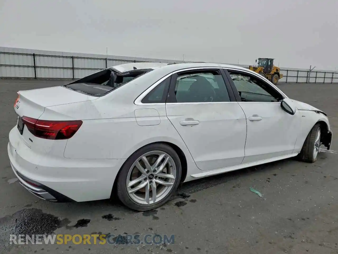 3 Photograph of a damaged car WAUEAAF49RN008985 AUDI A4 2024