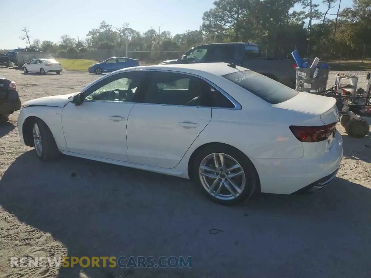 2 Photograph of a damaged car WAUEAAF49RN010560 AUDI A4 2024