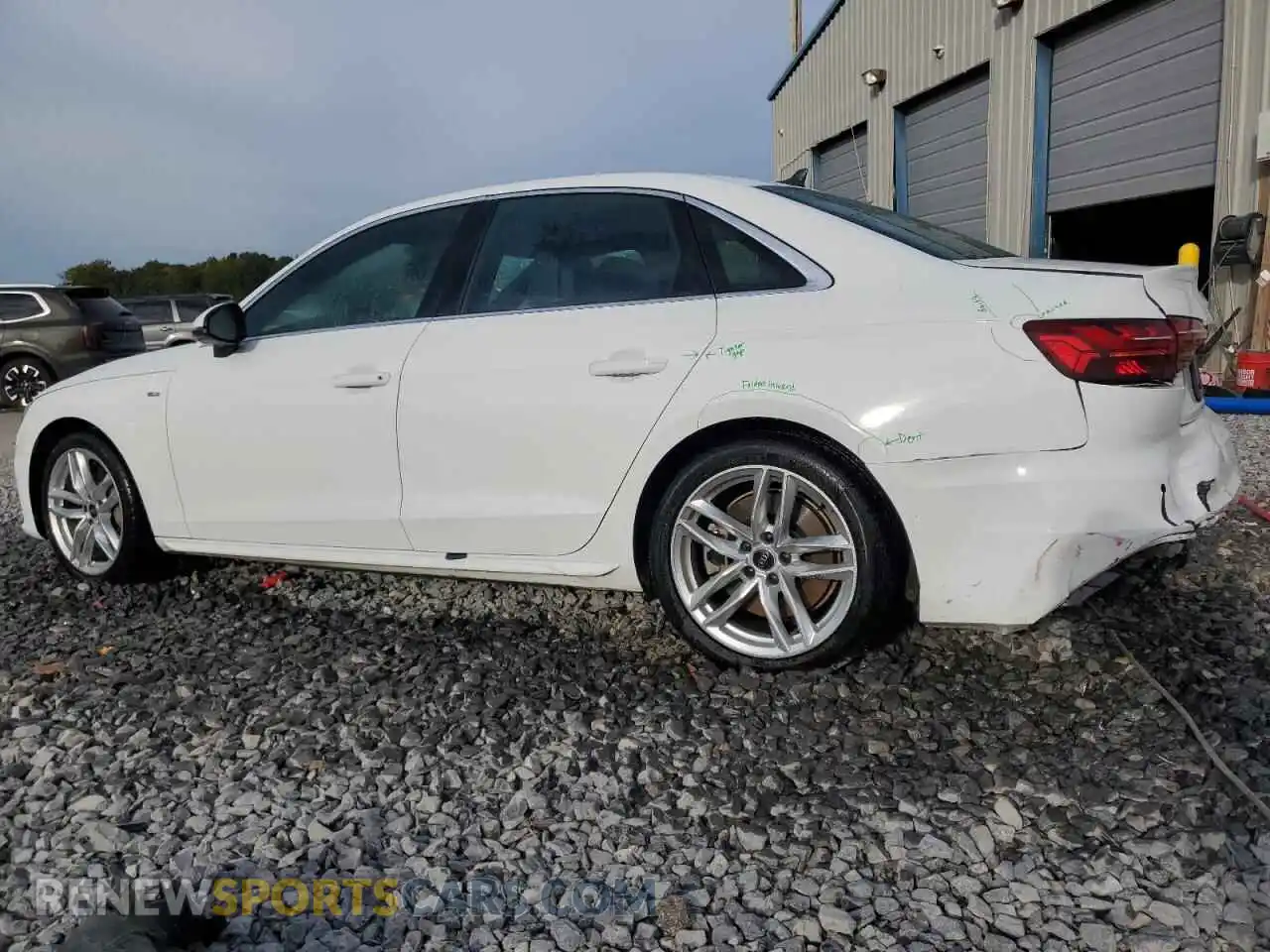 2 Photograph of a damaged car WAUEAAF49RN013068 AUDI A4 2024