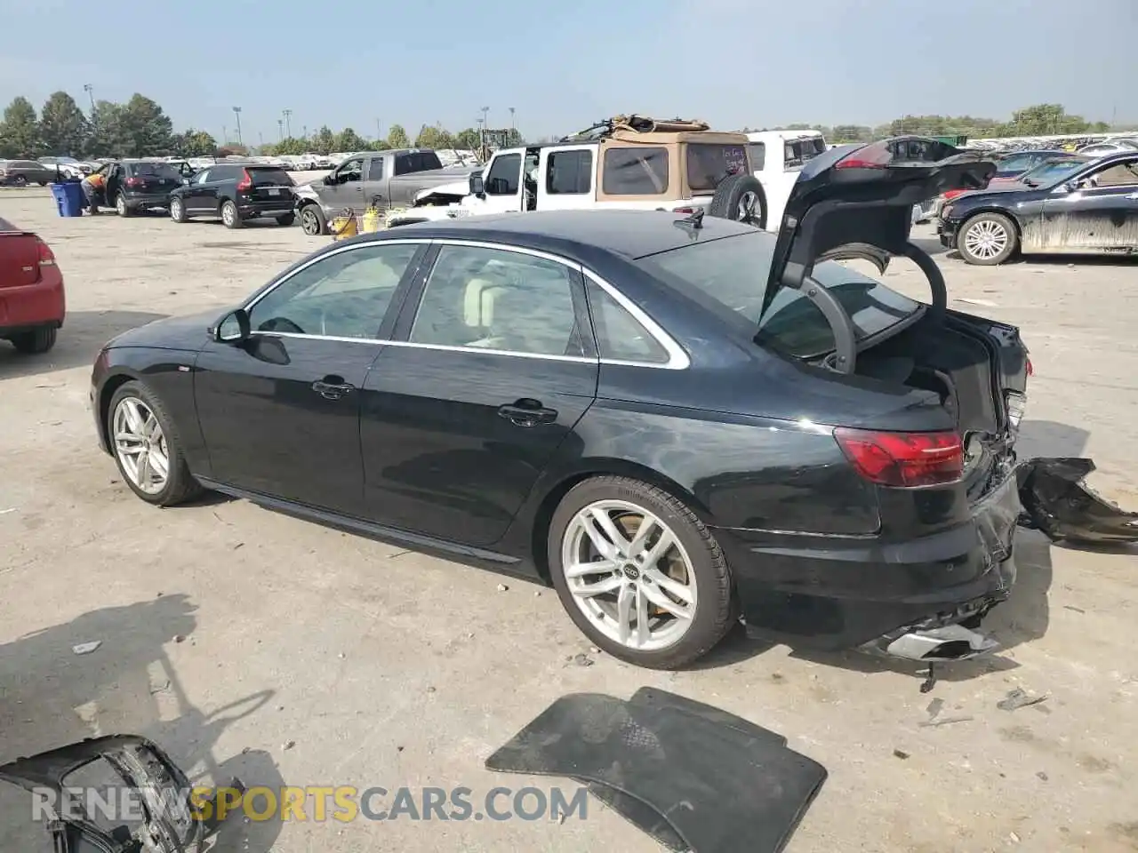 2 Photograph of a damaged car WAUEAAF4XRN017789 AUDI A4 2024