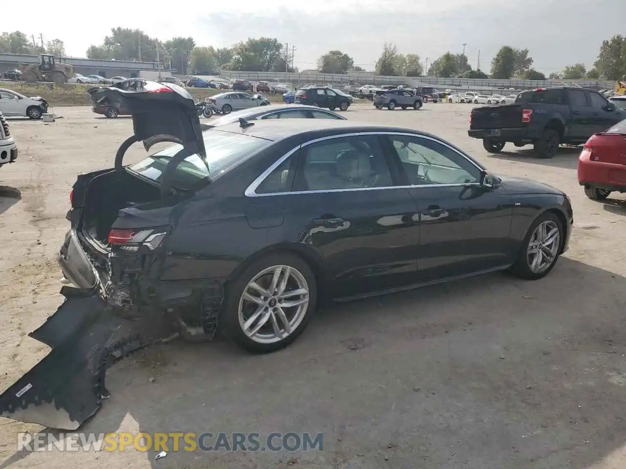 3 Photograph of a damaged car WAUEAAF4XRN017789 AUDI A4 2024