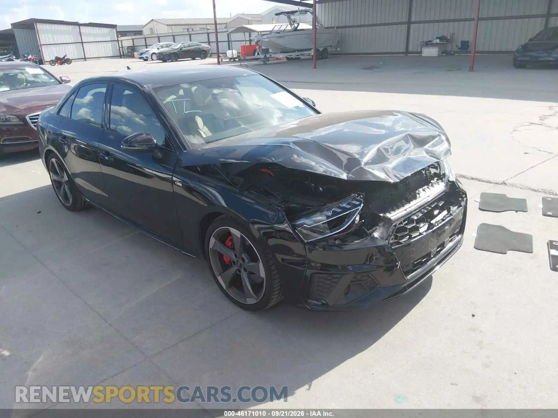 1 Photograph of a damaged car WAUEABF4XRN001548 AUDI A4 2024