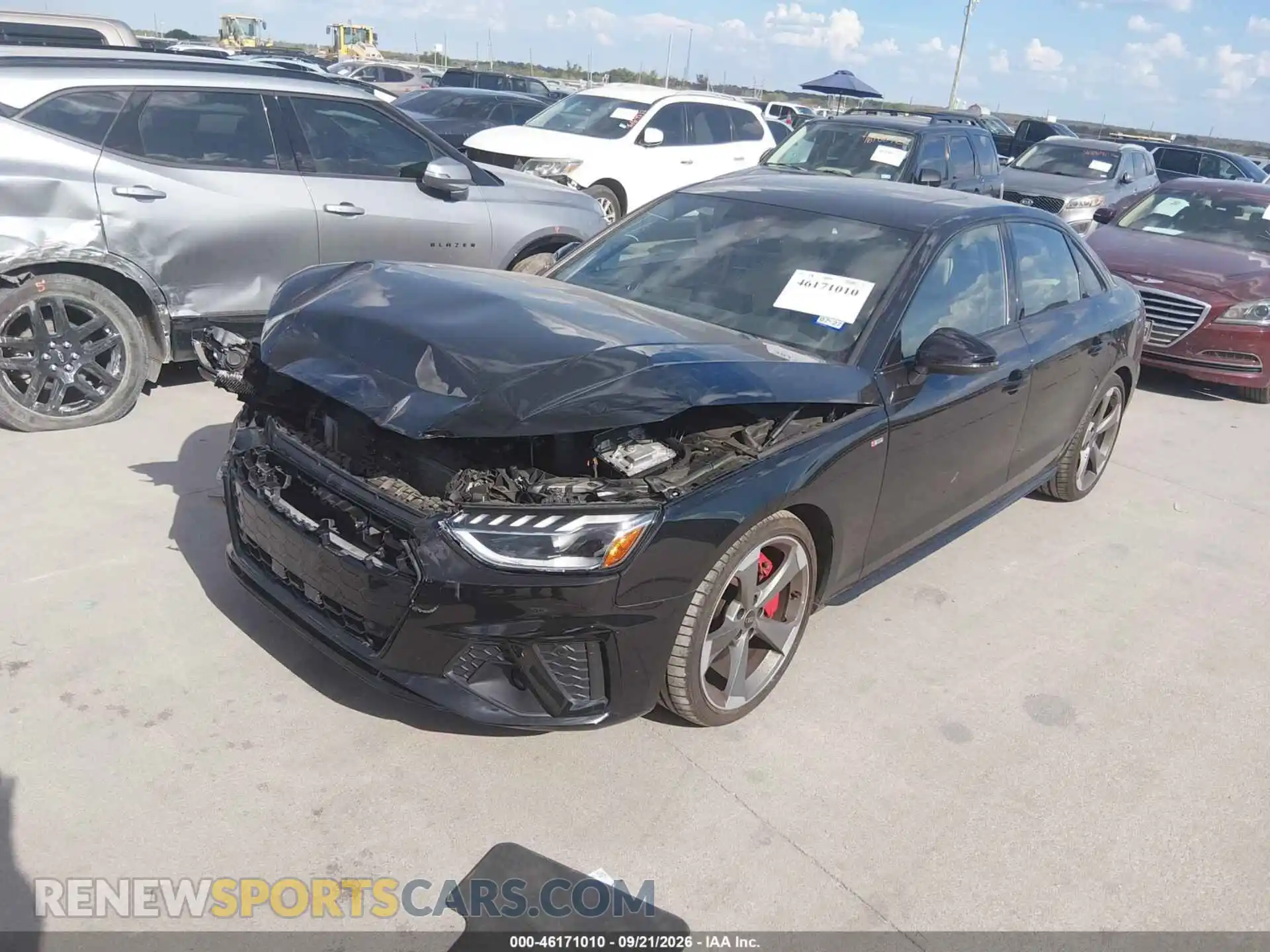 2 Photograph of a damaged car WAUEABF4XRN001548 AUDI A4 2024