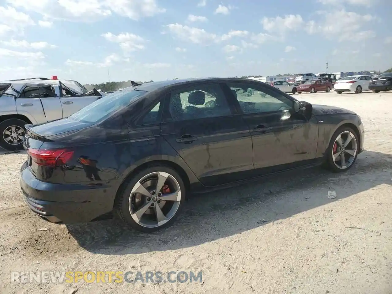3 Фотография поврежденного автомобиля WAUFAAF46RN007295 AUDI A4 2024