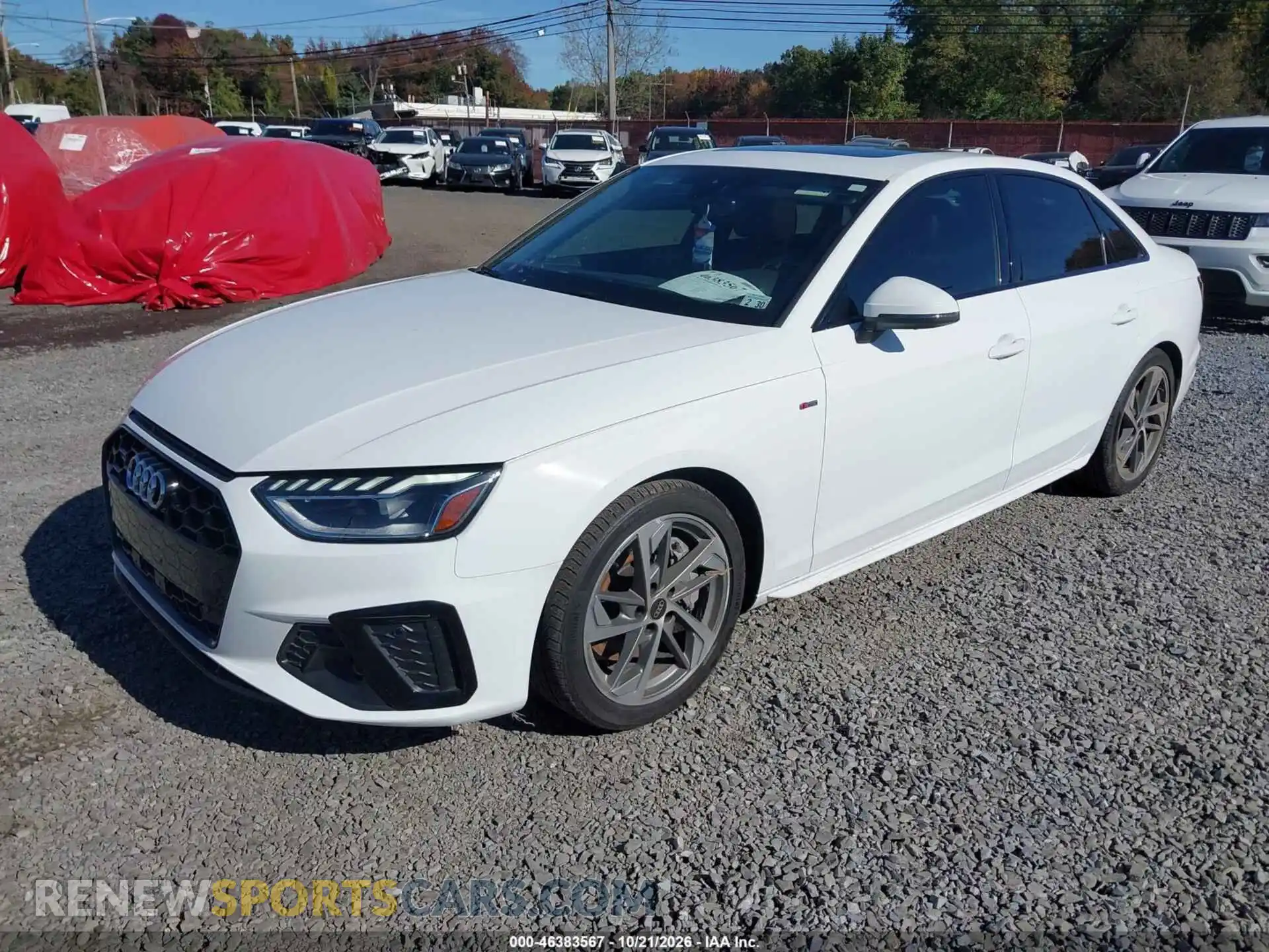 2 fotografías del automóvil dañado WAUEAAF42SN000457 AUDI A4 2025