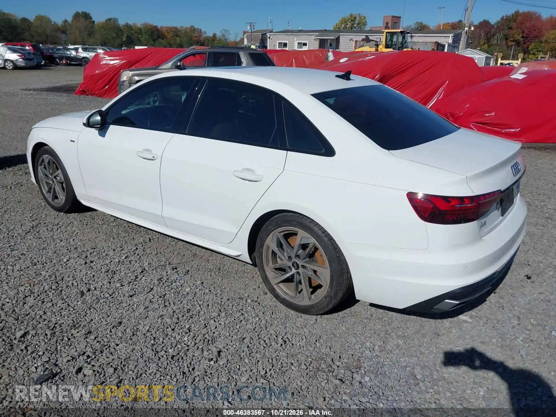 3 fotografías del automóvil dañado WAUEAAF42SN000457 AUDI A4 2025