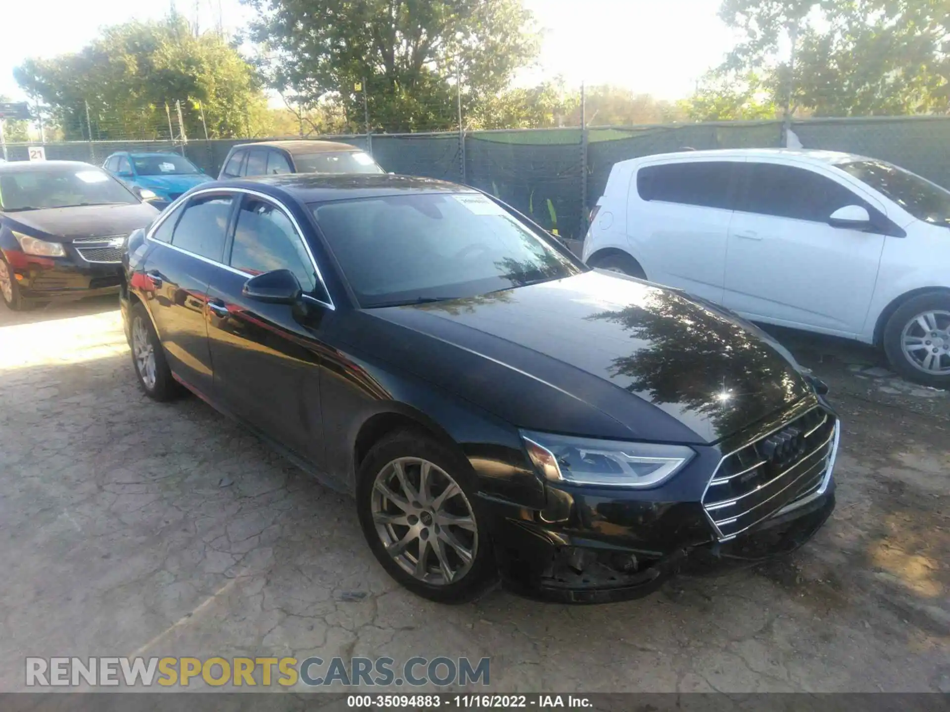 1 Photograph of a damaged car WAUABAF40MA056936 AUDI A4 SEDAN 2021