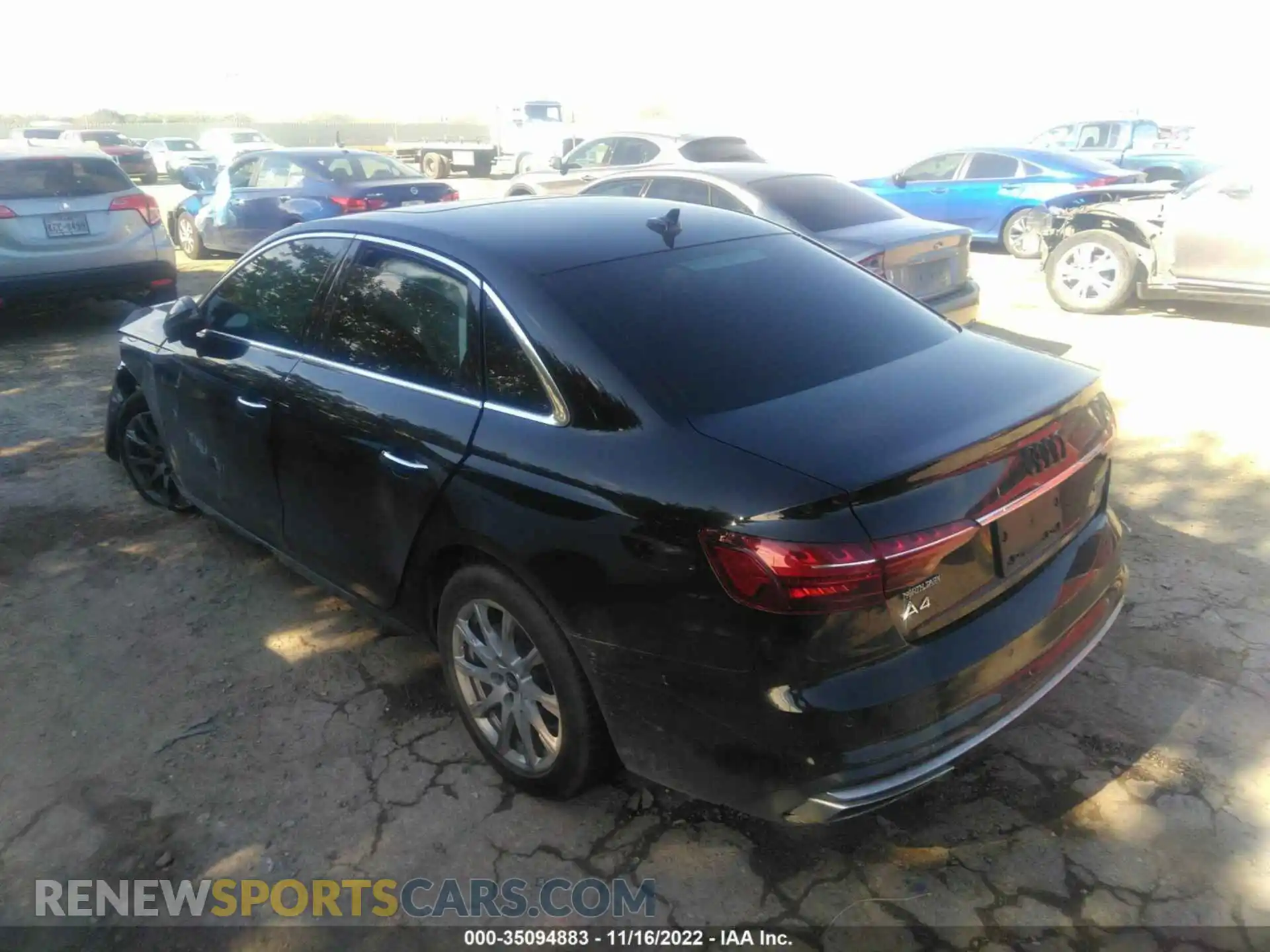 3 Photograph of a damaged car WAUABAF40MA056936 AUDI A4 SEDAN 2021