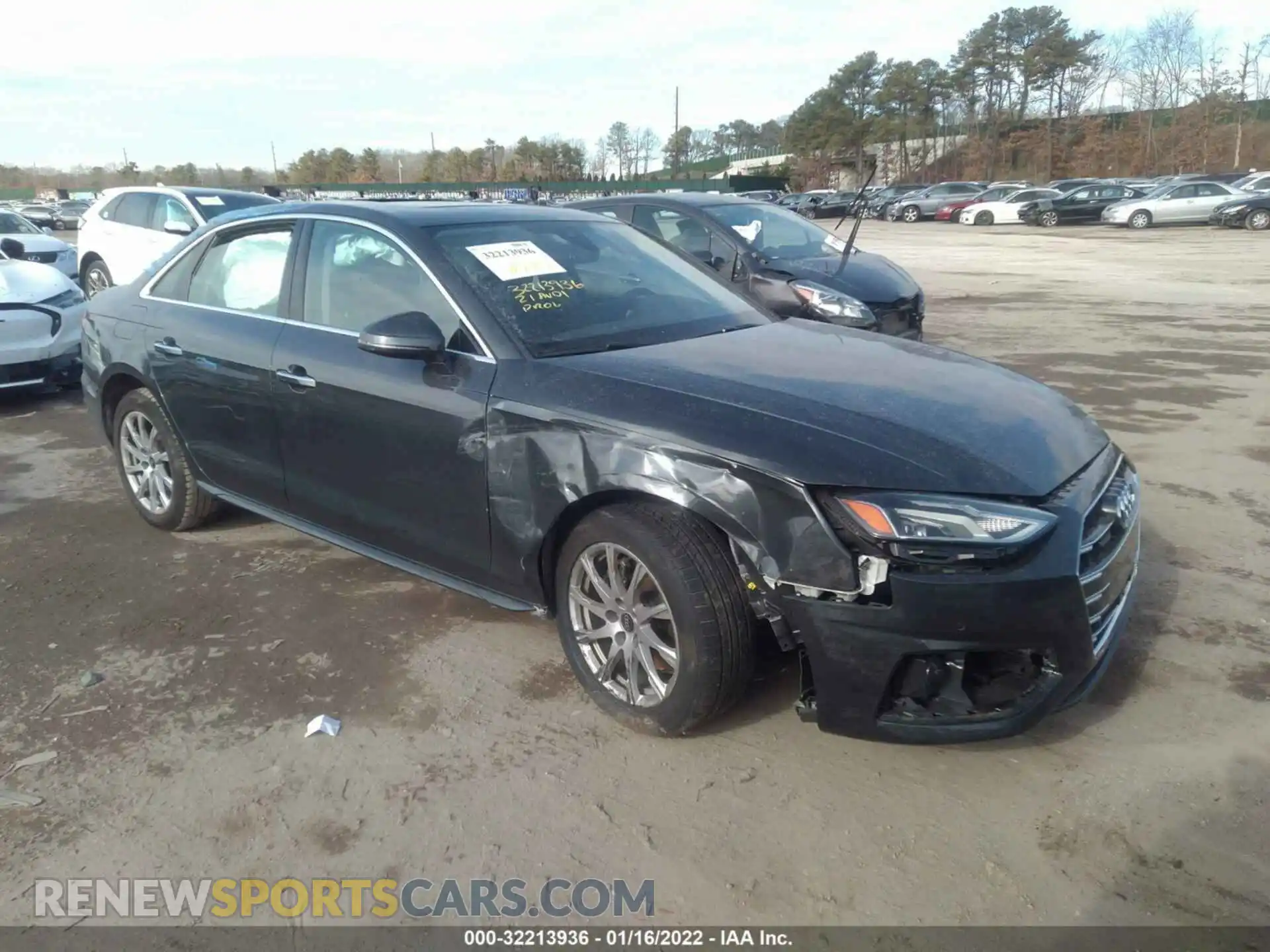 1 Photograph of a damaged car WAUABAF40MN015697 AUDI A4 SEDAN 2021