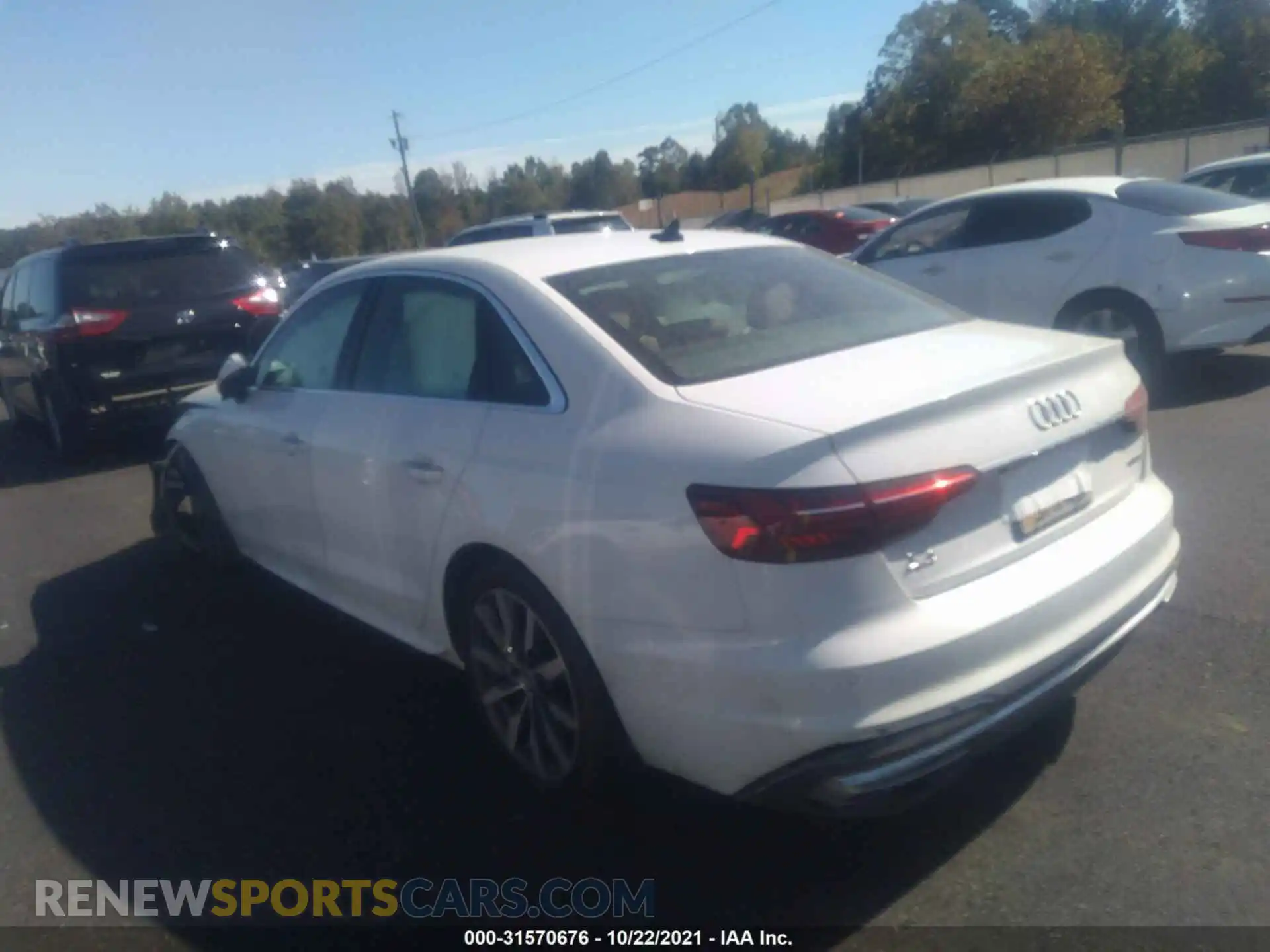 3 Photograph of a damaged car WAUABAF41MA024108 AUDI A4 SEDAN 2021