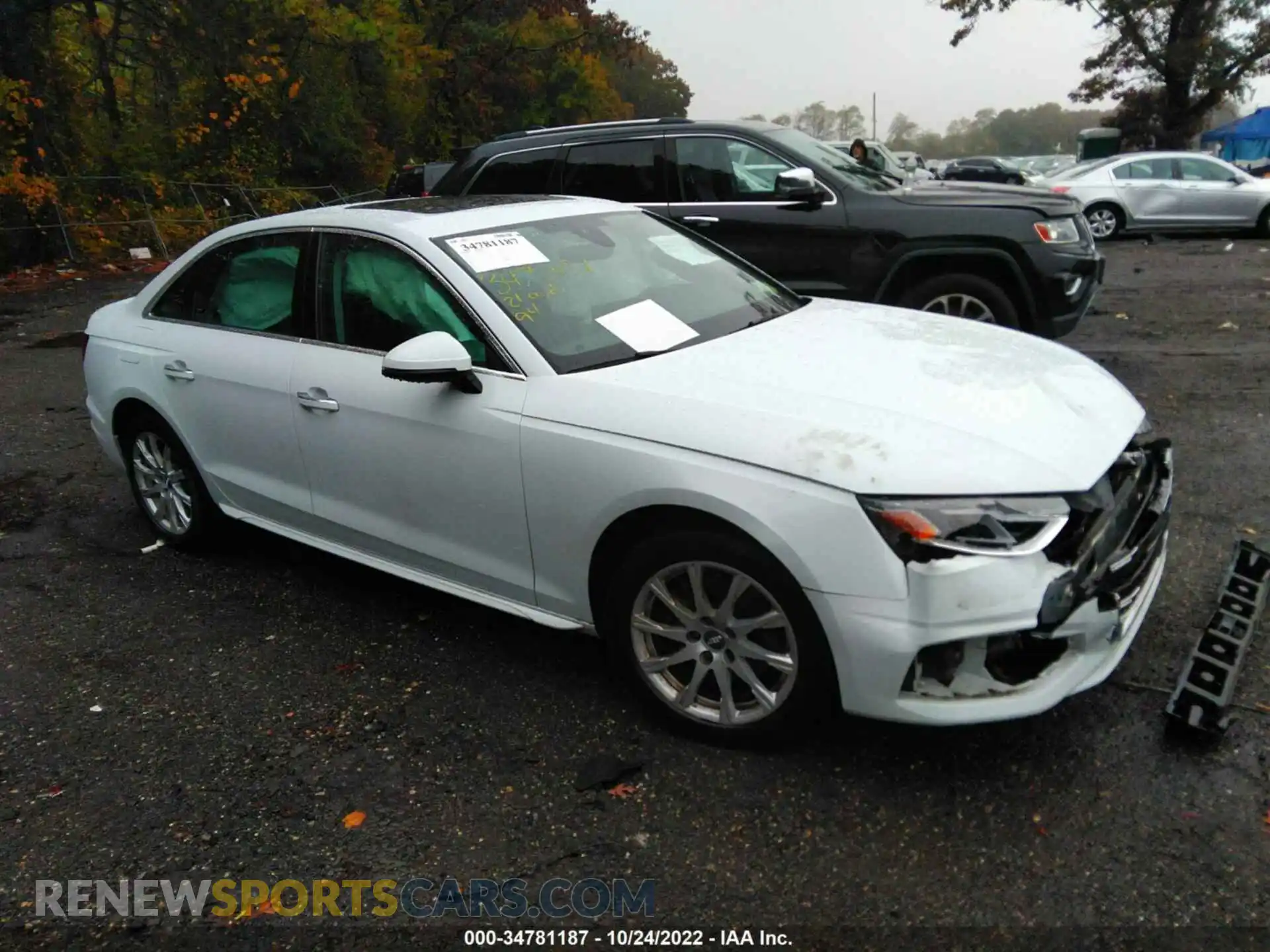 1 Photograph of a damaged car WAUABAF41MA027204 AUDI A4 SEDAN 2021