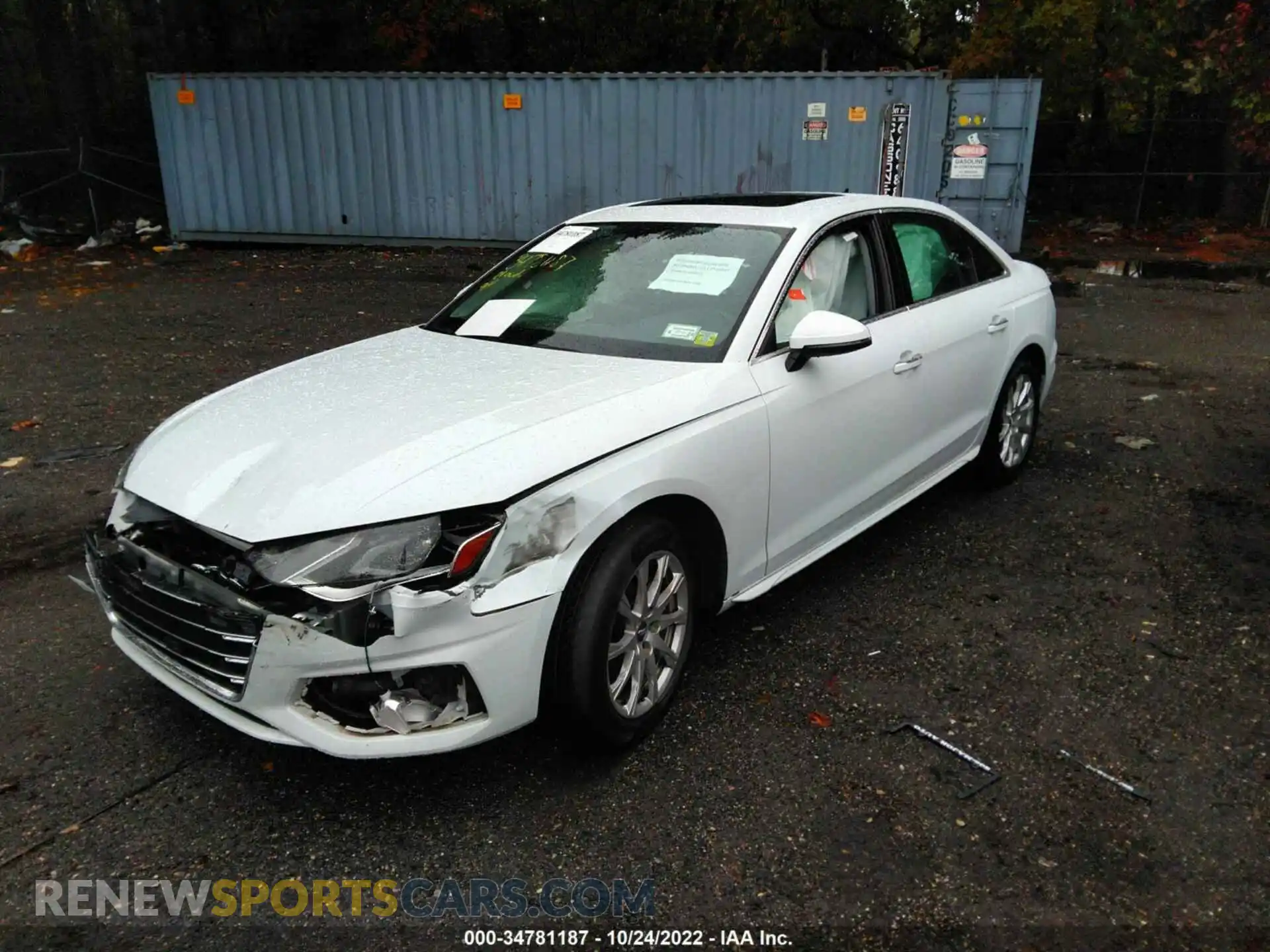 2 Photograph of a damaged car WAUABAF41MA027204 AUDI A4 SEDAN 2021