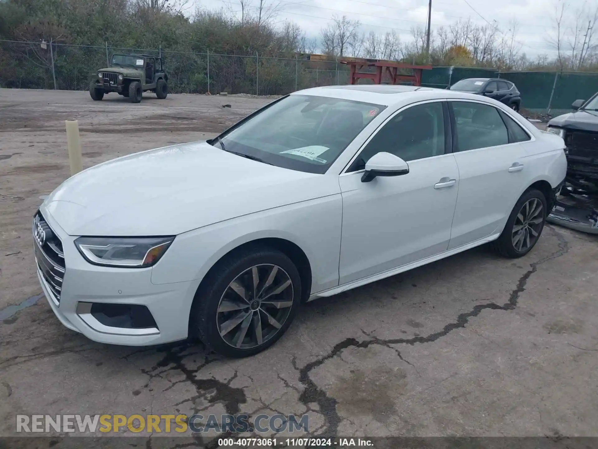 2 Photograph of a damaged car WAUABAF42MA071101 AUDI A4 SEDAN 2021