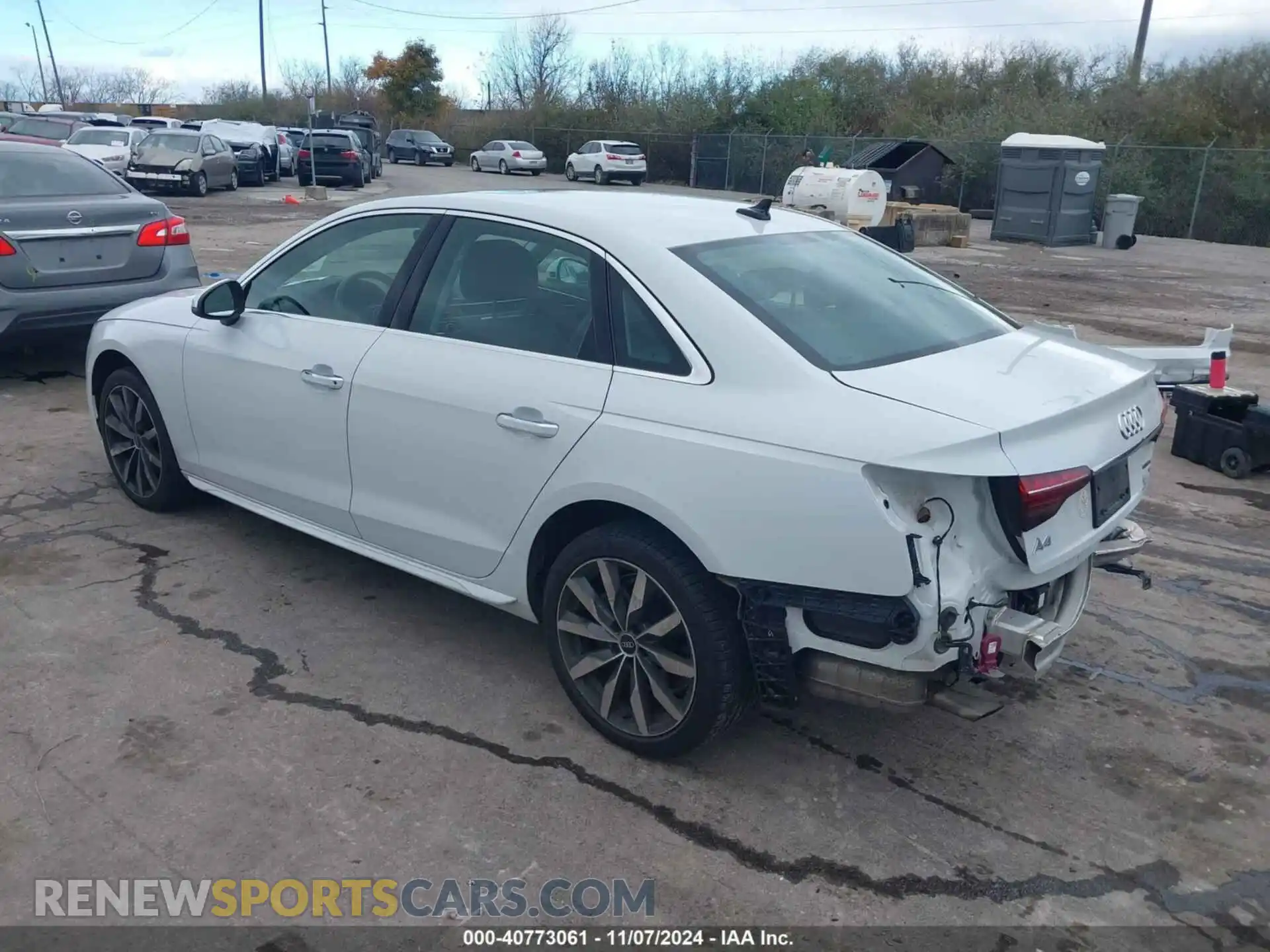 3 Photograph of a damaged car WAUABAF42MA071101 AUDI A4 SEDAN 2021