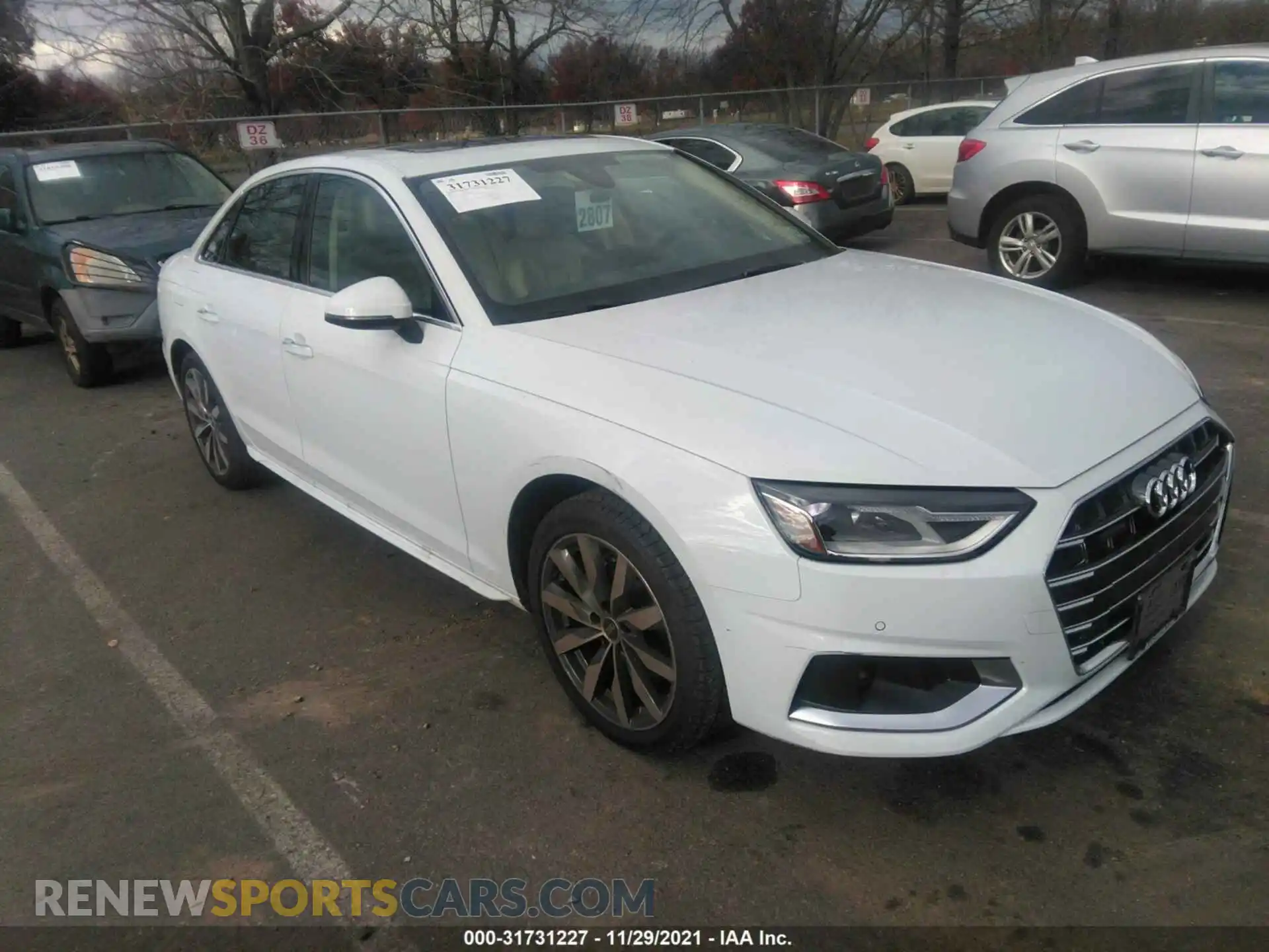 1 Photograph of a damaged car WAUABAF42MA086276 AUDI A4 SEDAN 2021