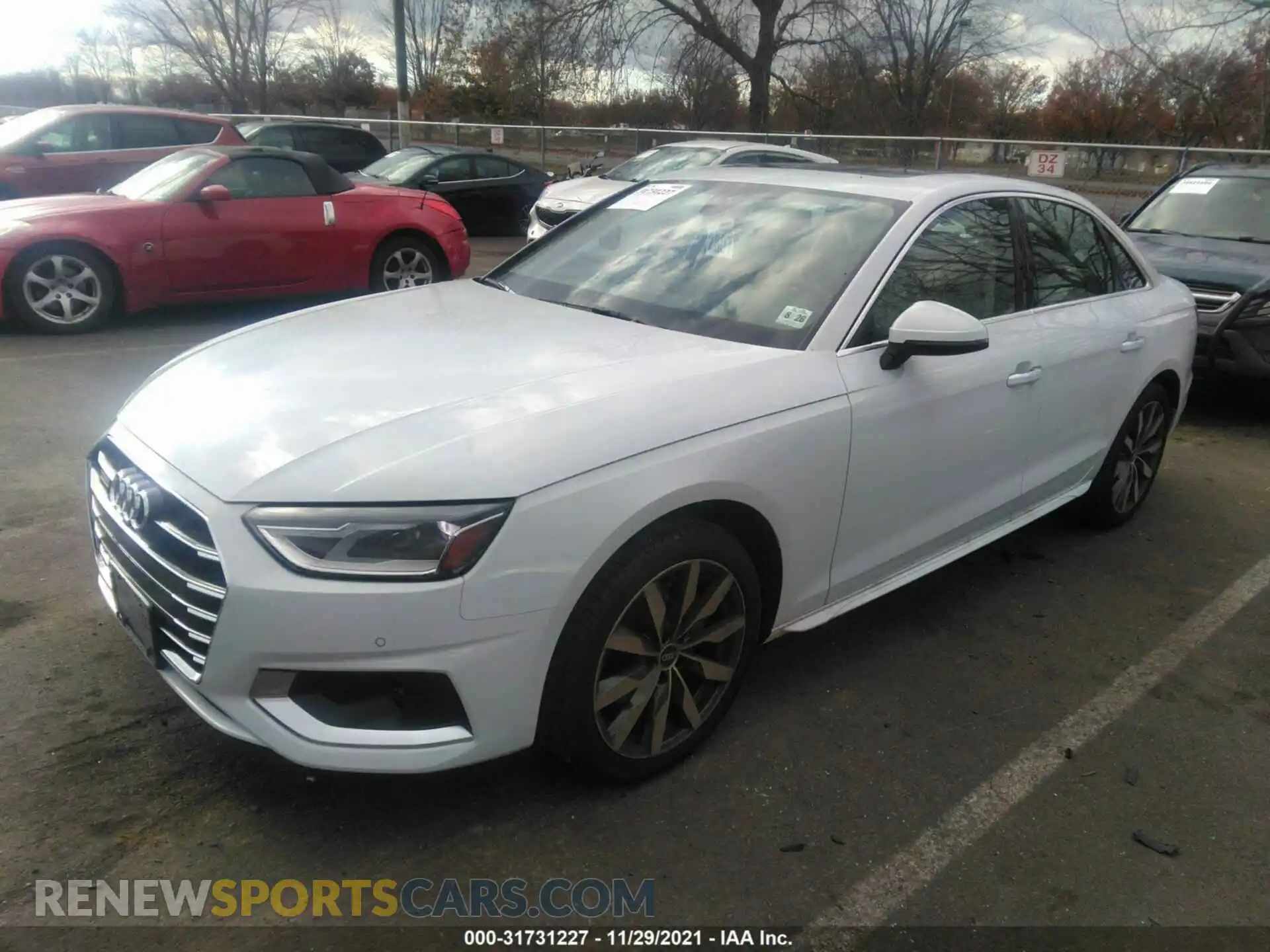 2 Photograph of a damaged car WAUABAF42MA086276 AUDI A4 SEDAN 2021