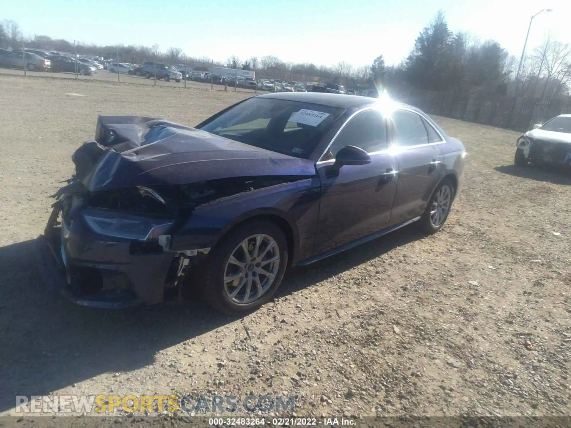 2 Photograph of a damaged car WAUABAF44MA087400 AUDI A4 SEDAN 2021