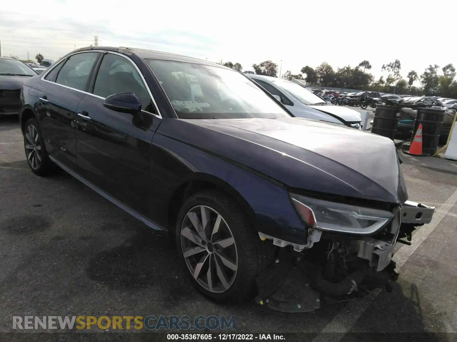 1 Photograph of a damaged car WAUABAF46MA032060 AUDI A4 SEDAN 2021