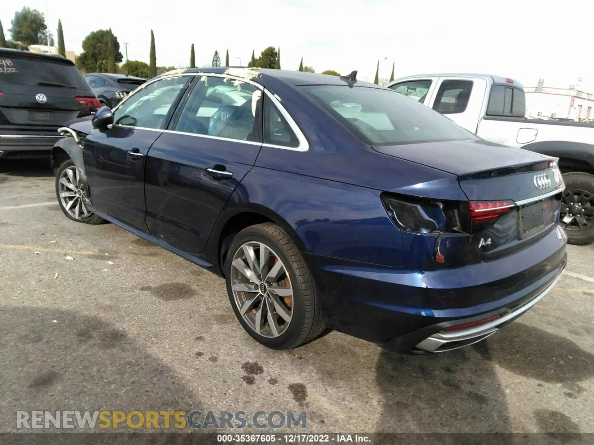 3 Photograph of a damaged car WAUABAF46MA032060 AUDI A4 SEDAN 2021