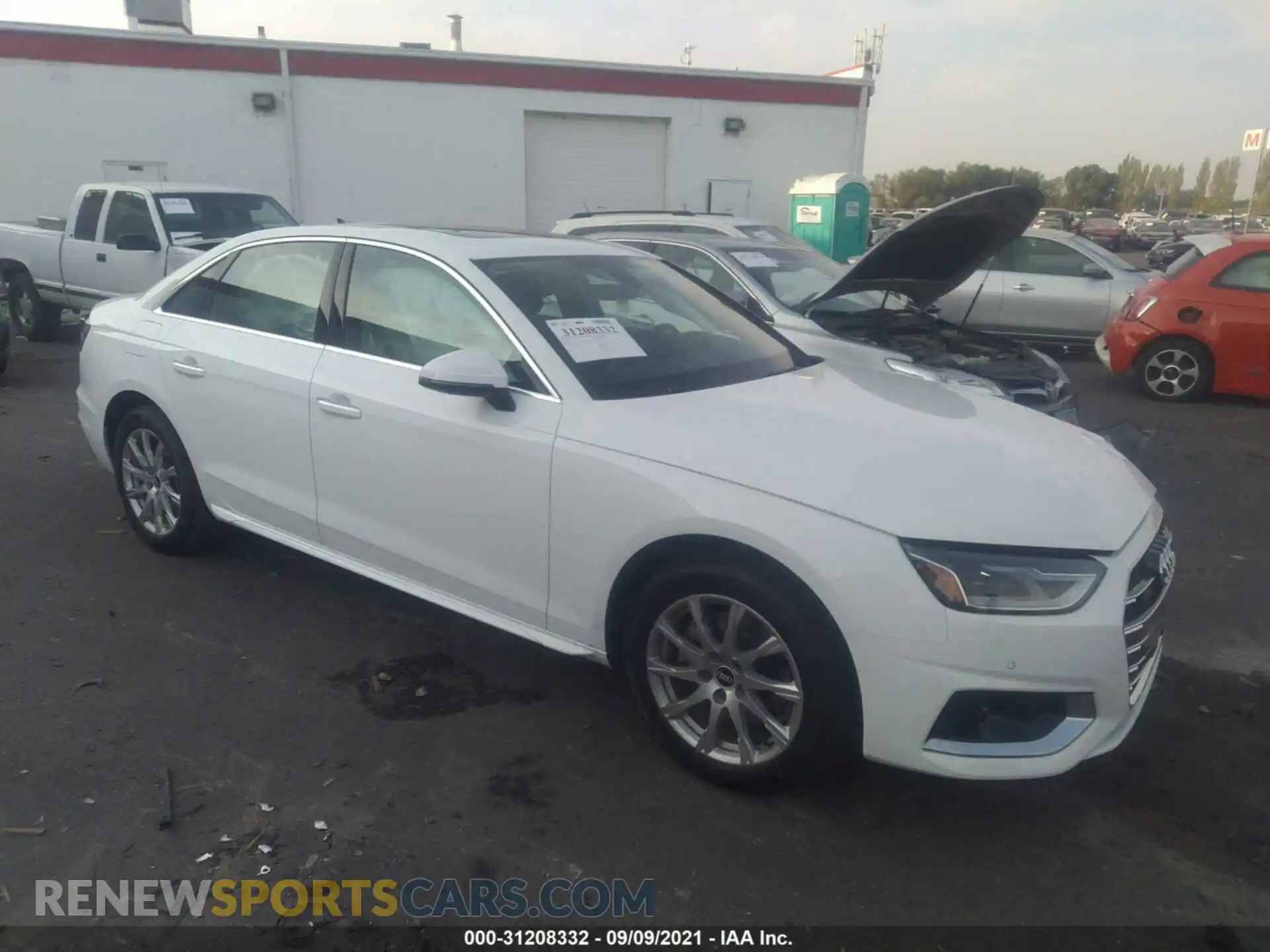 1 Photograph of a damaged car WAUABAF47MN015230 AUDI A4 SEDAN 2021