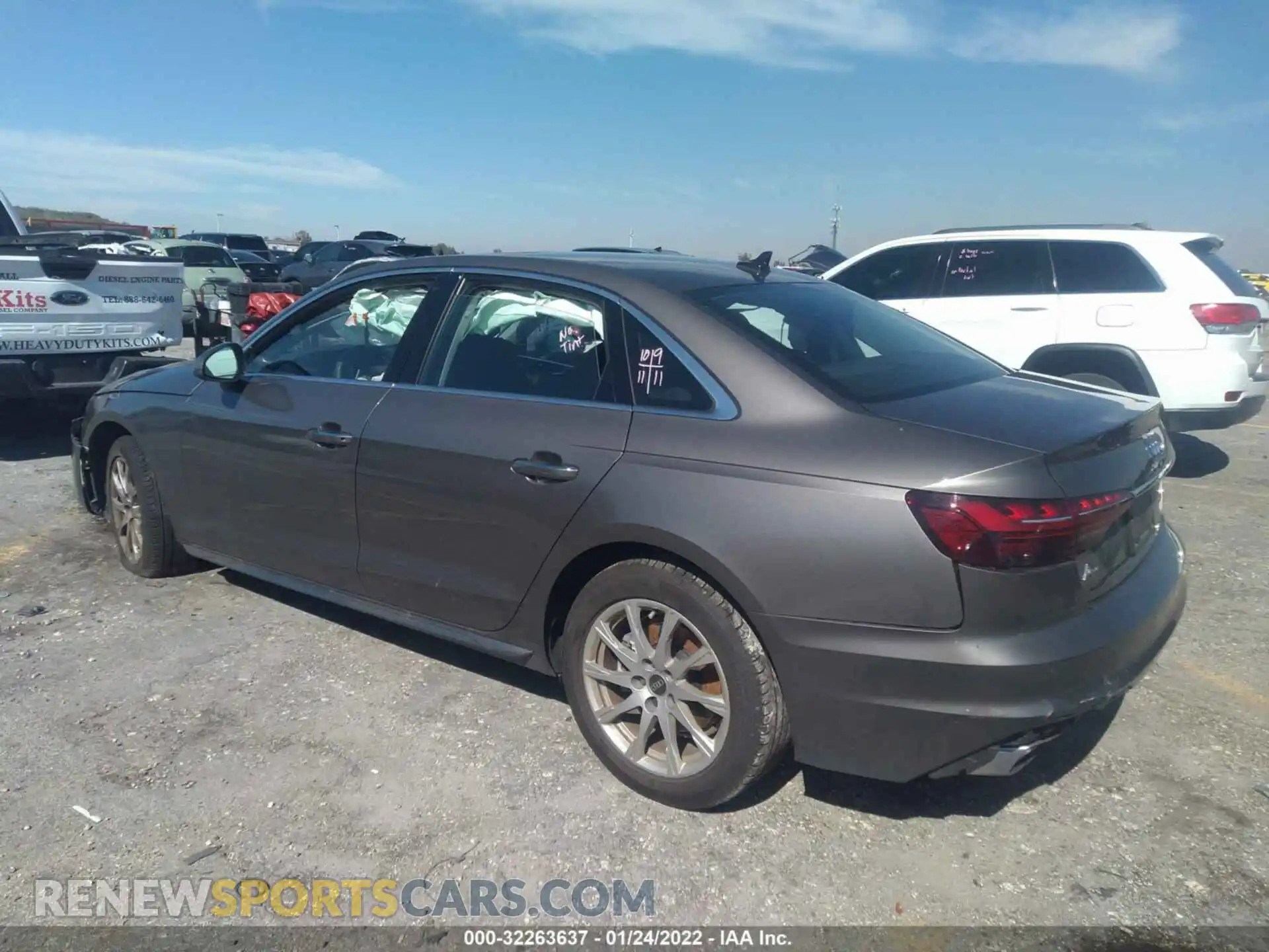 3 Photograph of a damaged car WAUABAF48MA054352 AUDI A4 SEDAN 2021
