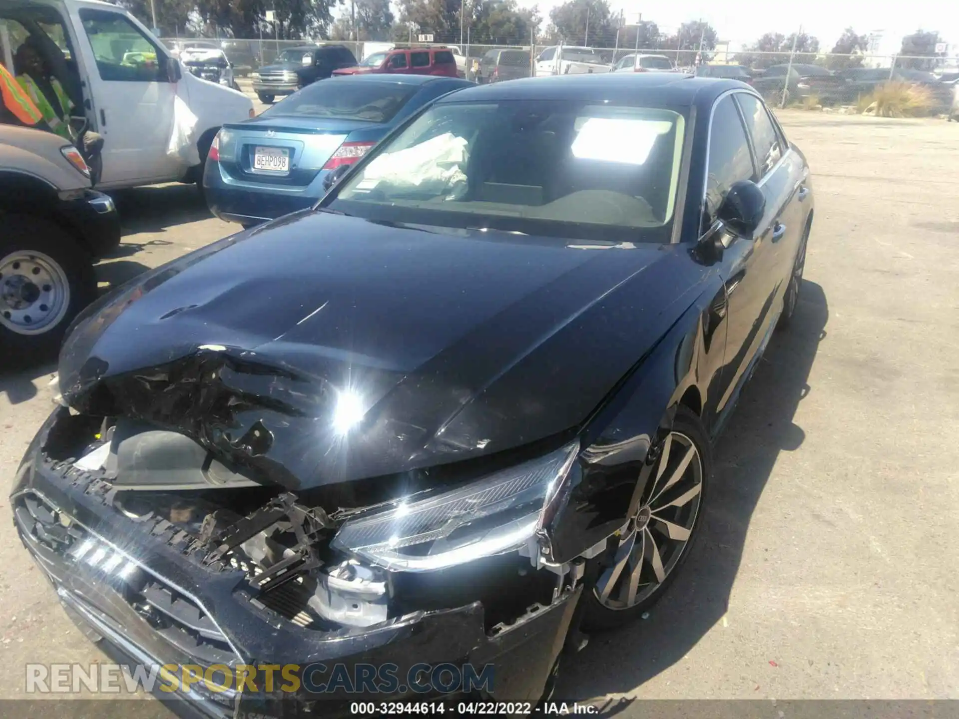 2 Photograph of a damaged car WAUABAF48MA077050 AUDI A4 SEDAN 2021