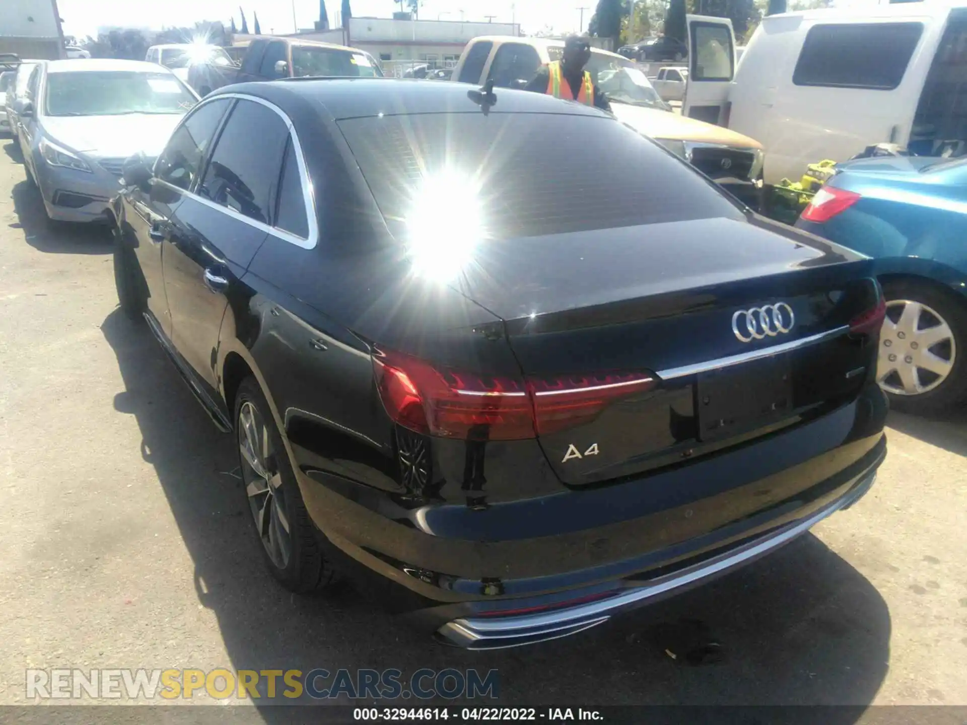 3 Photograph of a damaged car WAUABAF48MA077050 AUDI A4 SEDAN 2021