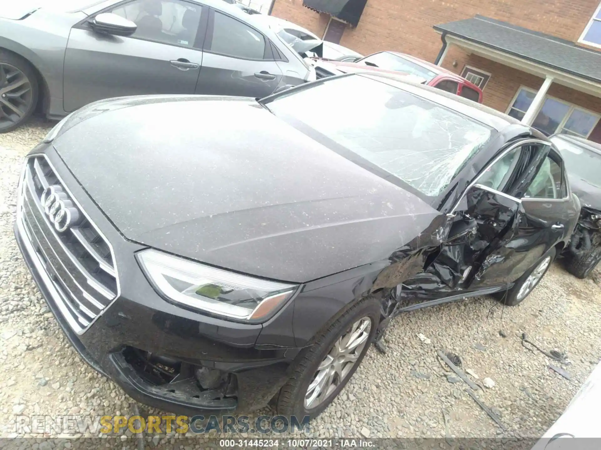 2 Photograph of a damaged car WAUABAF49MN007159 AUDI A4 SEDAN 2021