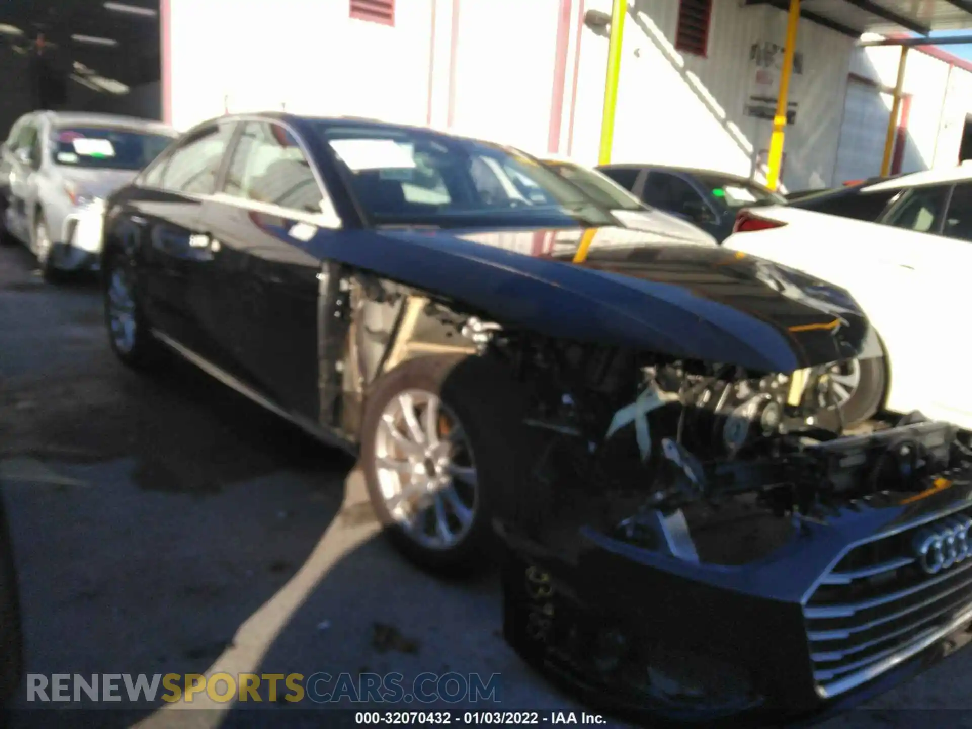 1 Photograph of a damaged car WAUABAF49MN016010 AUDI A4 SEDAN 2021