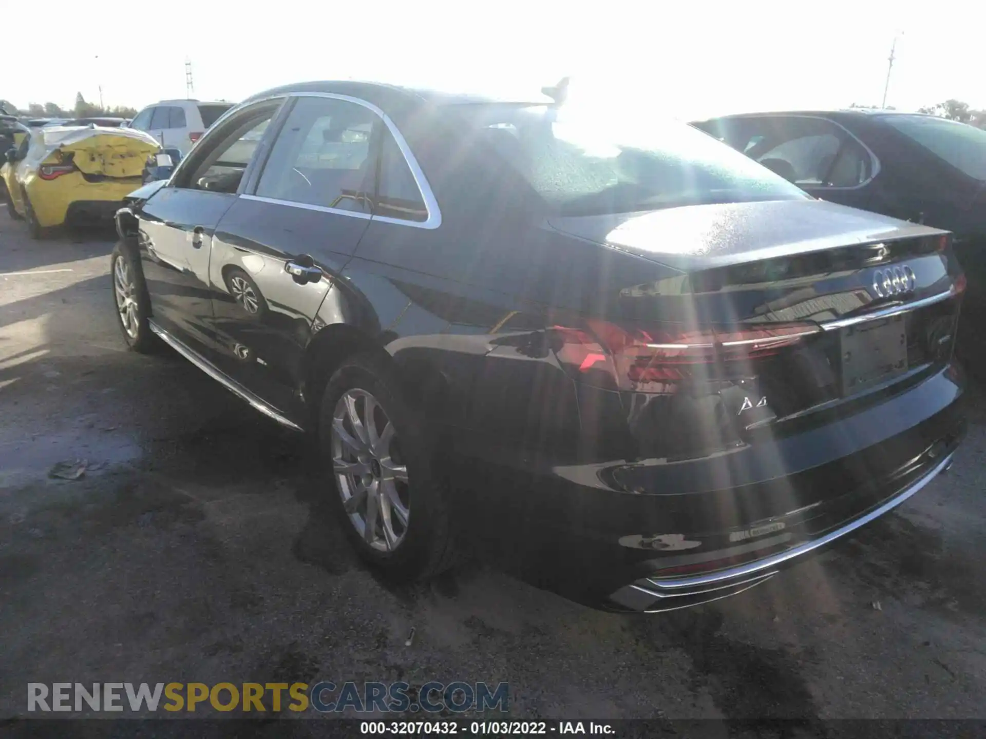 3 Photograph of a damaged car WAUABAF49MN016010 AUDI A4 SEDAN 2021