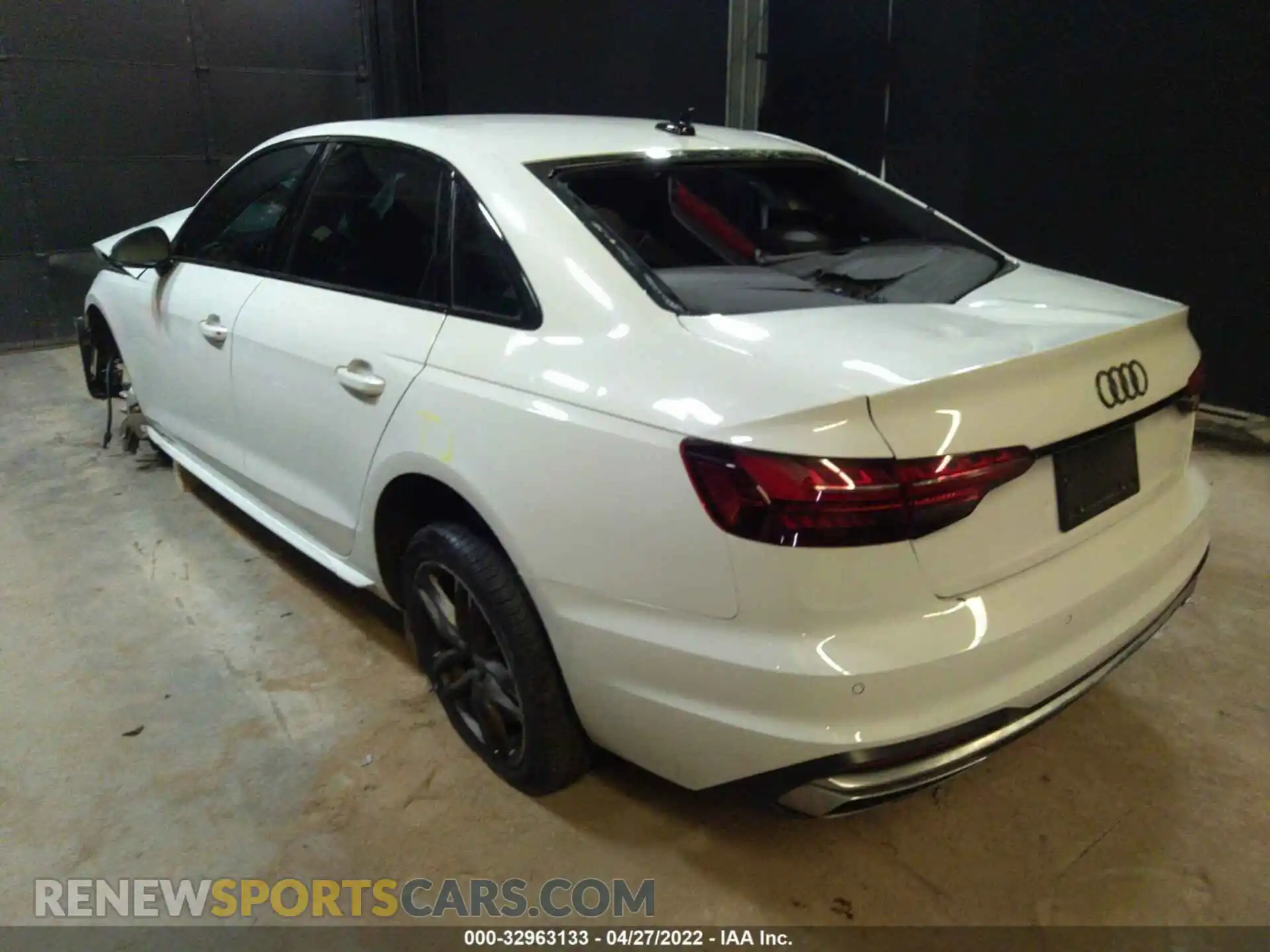 3 Photograph of a damaged car WAUDAAF43MN010929 AUDI A4 SEDAN 2021
