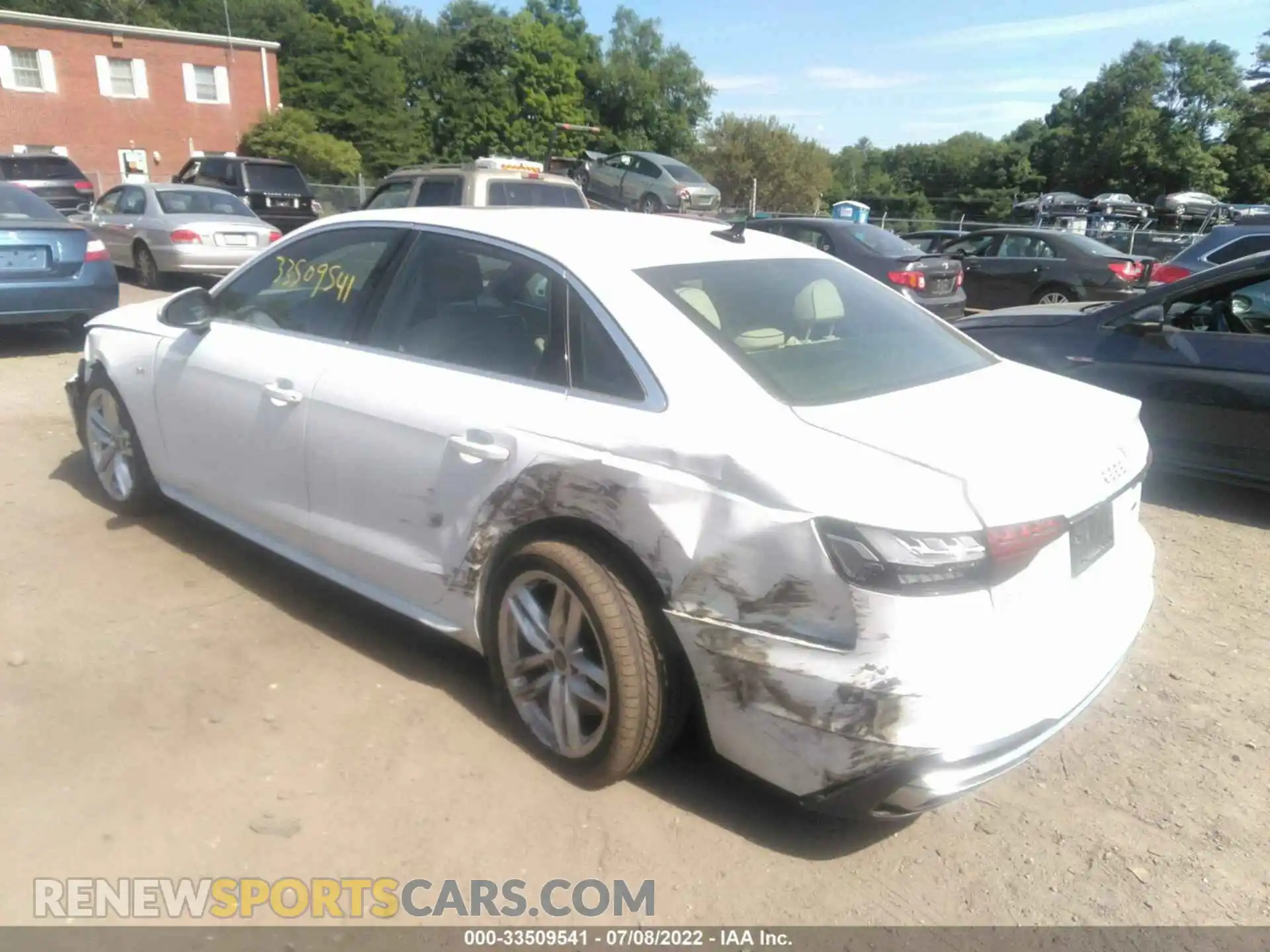 3 Photograph of a damaged car WAUDAAF45MA060321 AUDI A4 SEDAN 2021