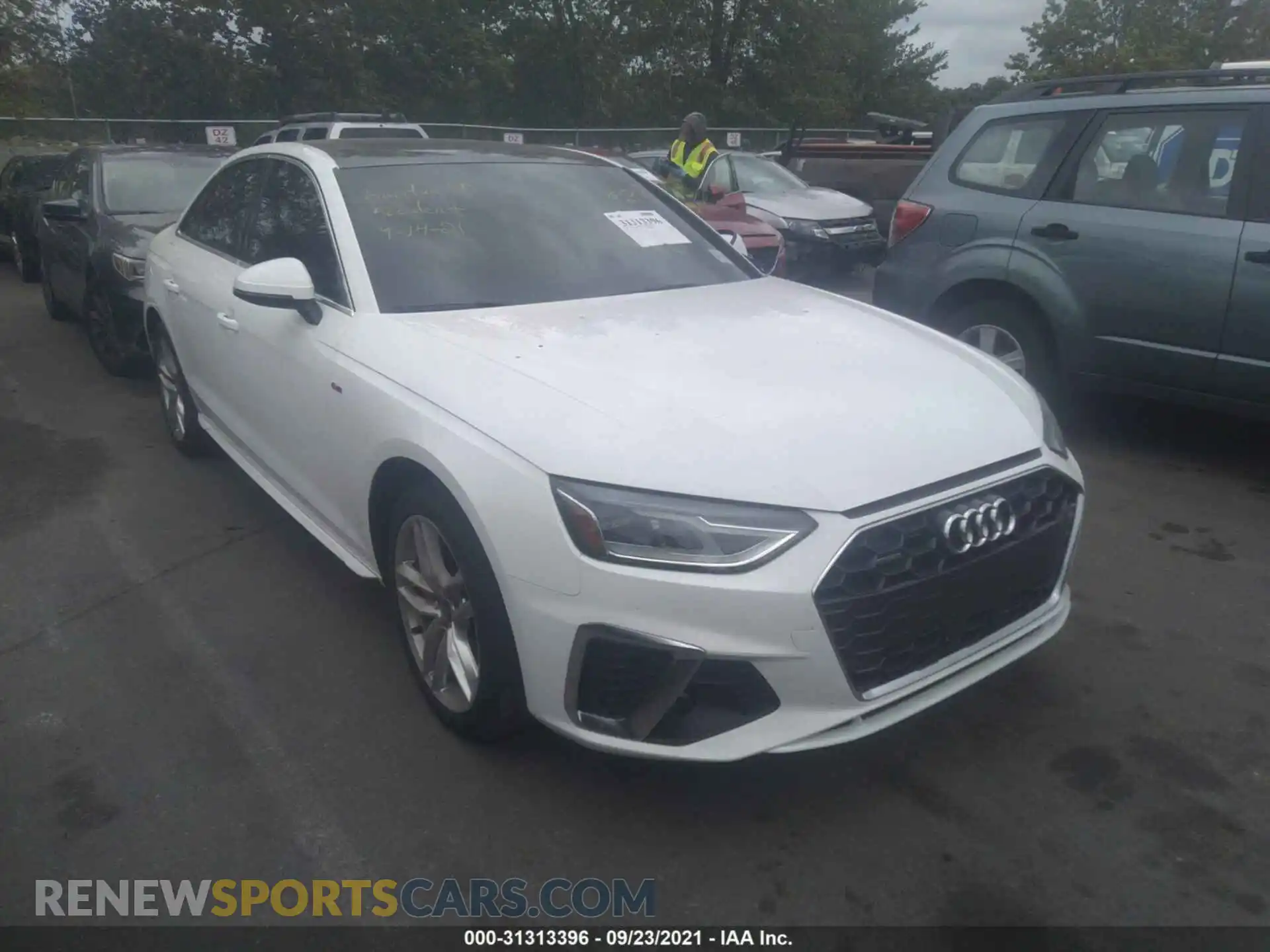 1 Photograph of a damaged car WAUDAAF45MA061629 AUDI A4 SEDAN 2021