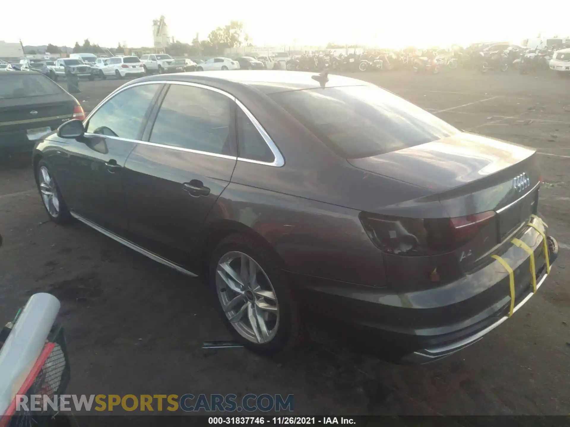 3 Photograph of a damaged car WAUDAAF49MN008473 AUDI A4 SEDAN 2021