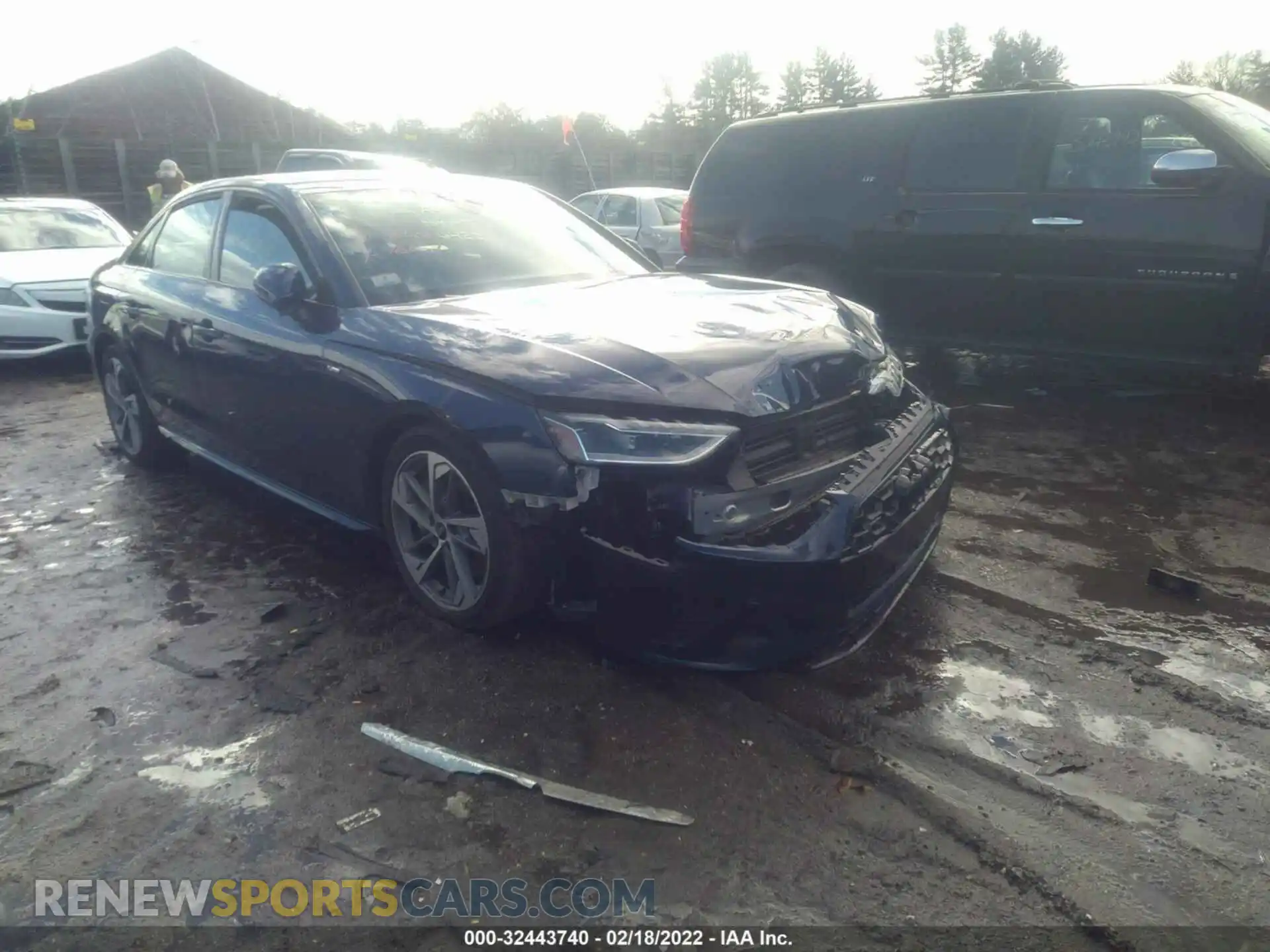 1 Photograph of a damaged car WAUEAAF40MA039316 AUDI A4 SEDAN 2021