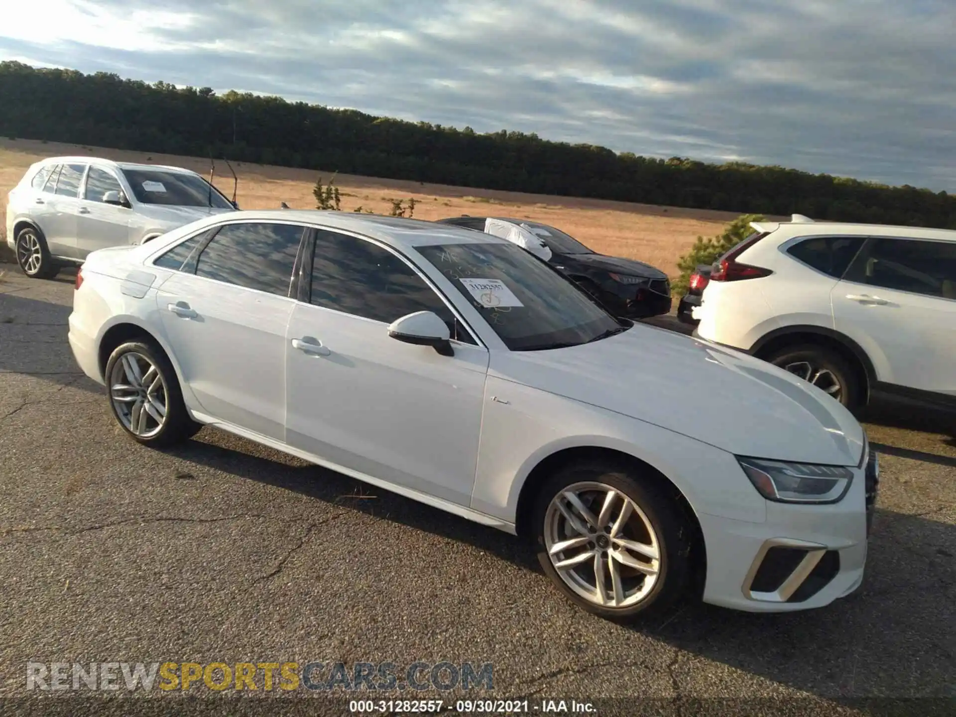 1 Photograph of a damaged car WAUEAAF41MA071384 AUDI A4 SEDAN 2021