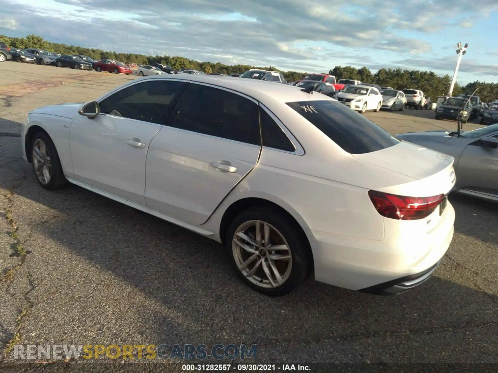 3 Photograph of a damaged car WAUEAAF41MA071384 AUDI A4 SEDAN 2021