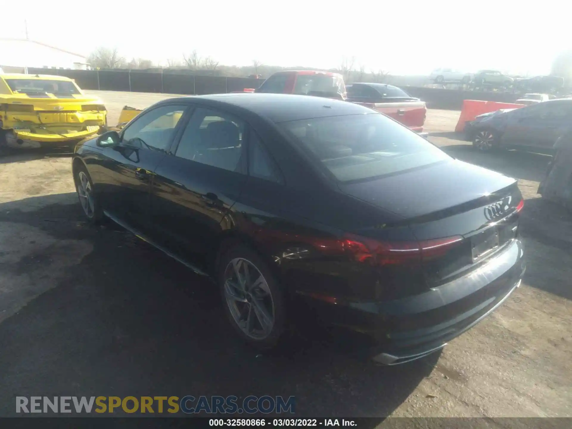 3 Photograph of a damaged car WAUEAAF42MA086444 AUDI A4 SEDAN 2021