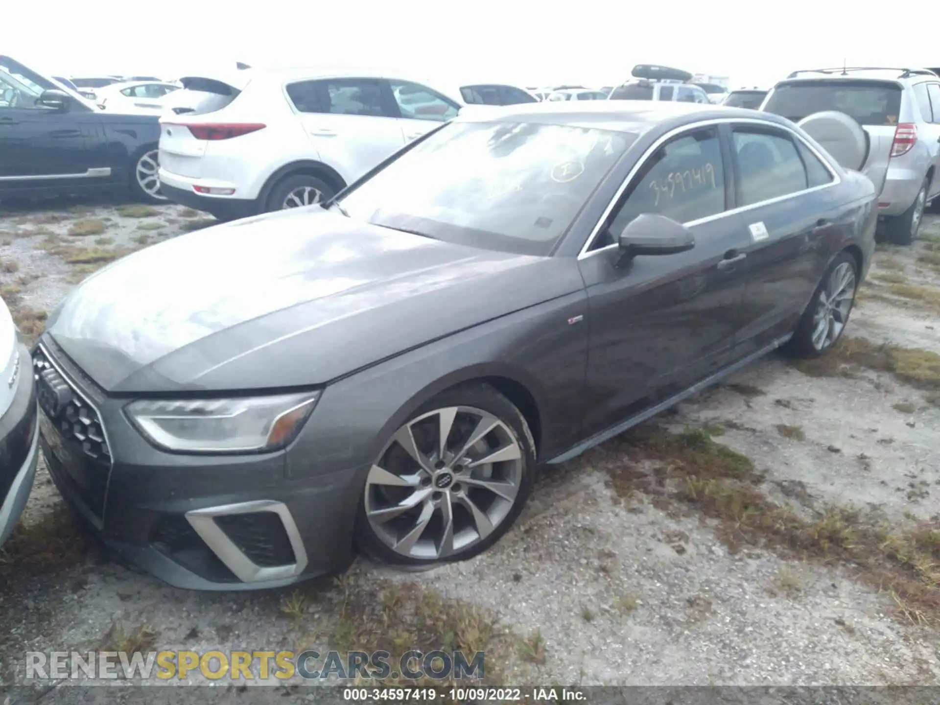 2 Photograph of a damaged car WAUEAAF48MN005553 AUDI A4 SEDAN 2021