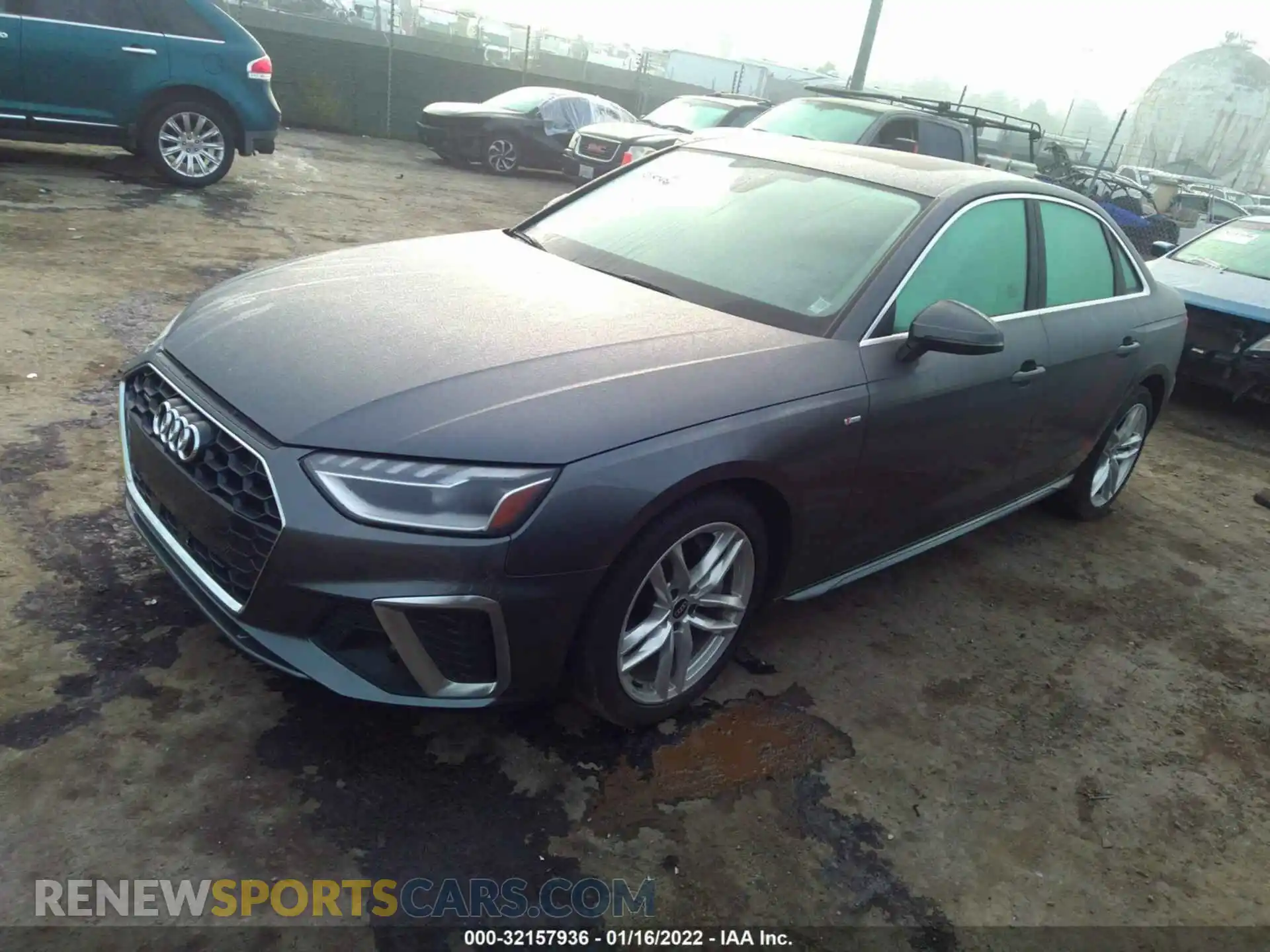 2 Photograph of a damaged car WAUEAAF48MN012146 AUDI A4 SEDAN 2021