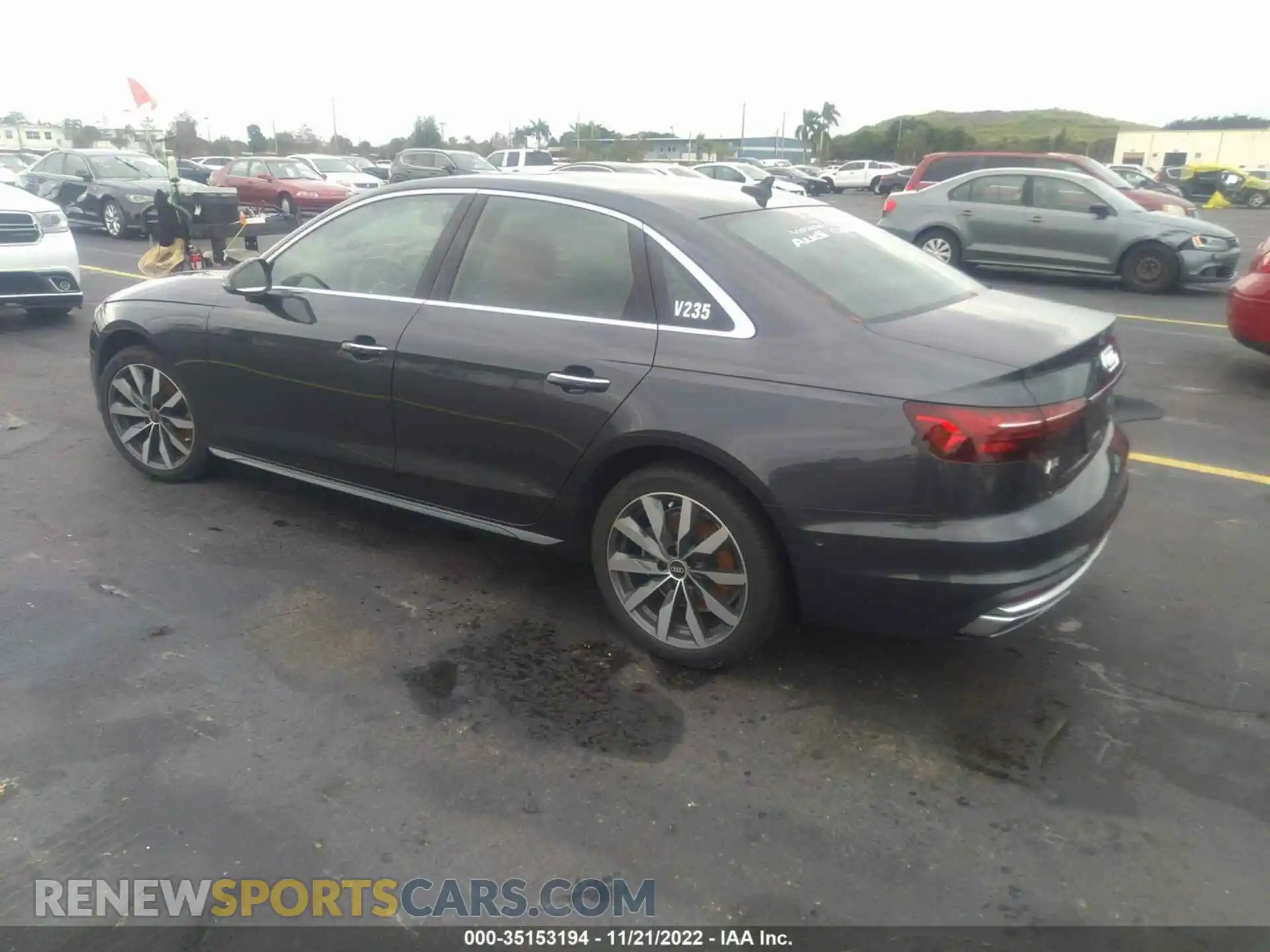 3 Photograph of a damaged car WAUCBAF44NN002056 AUDI A4 SEDAN 2022