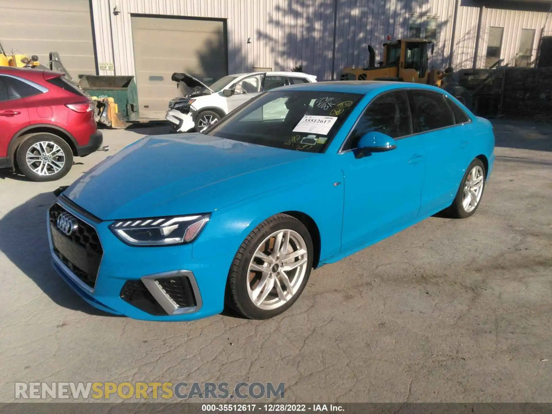 2 Photograph of a damaged car WAUEAAF4XNN013333 AUDI A4 SEDAN 2022