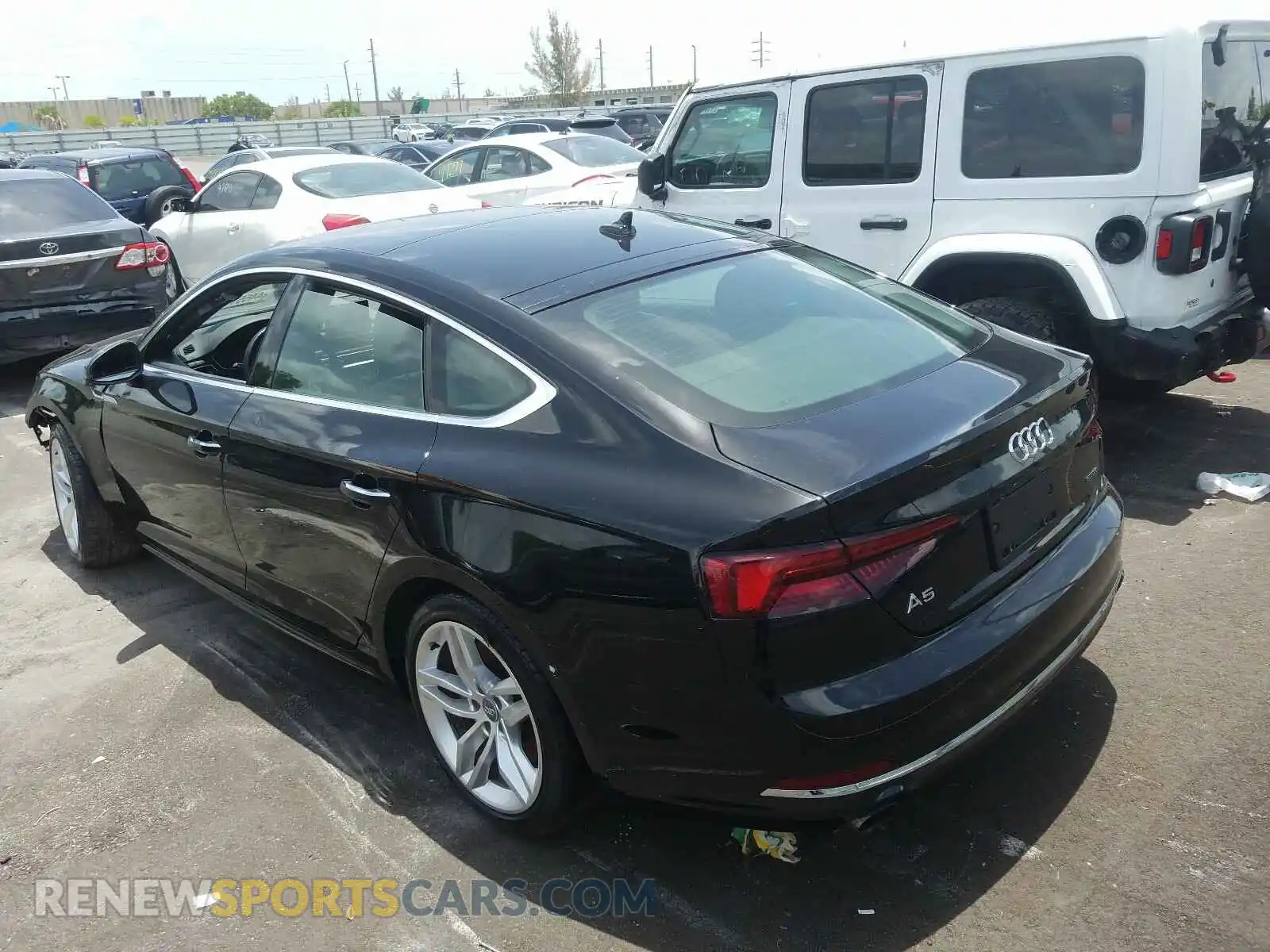 3 Photograph of a damaged car WAUANCF50KA063247 AUDI A5 2019