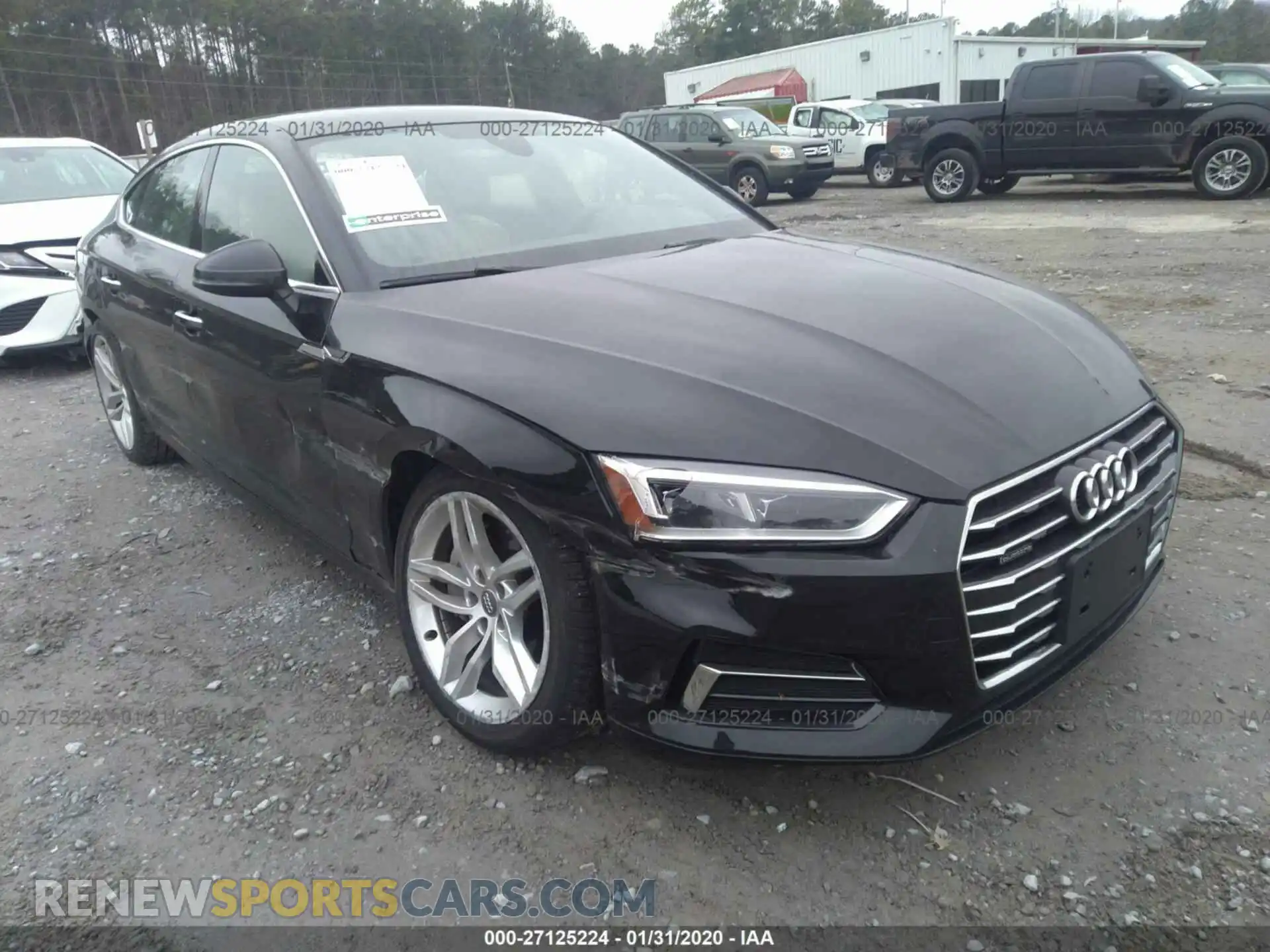 1 Photograph of a damaged car WAUANCF50KA063801 AUDI A5 2019