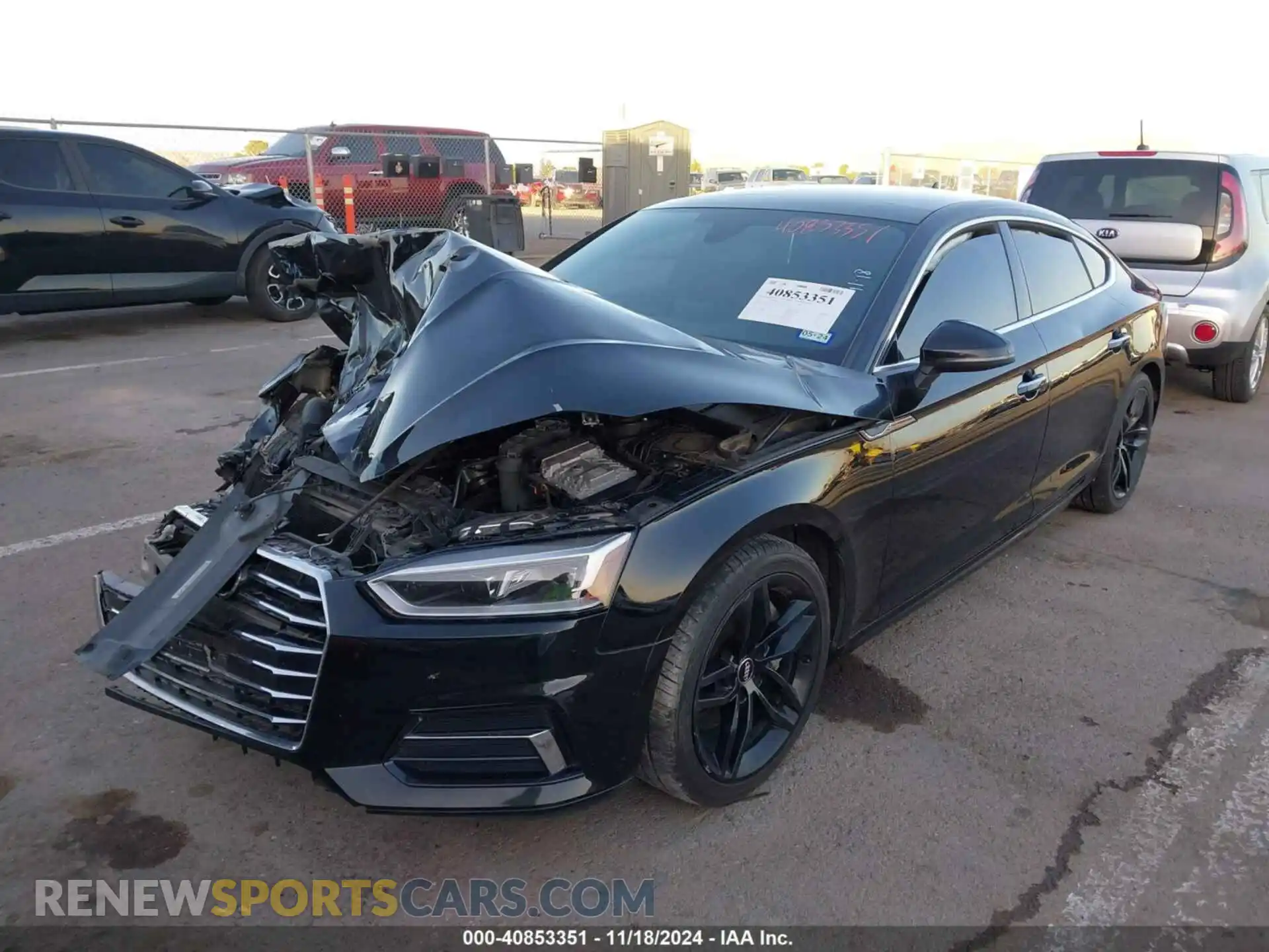2 Photograph of a damaged car WAUANCF51KA054220 AUDI A5 2019