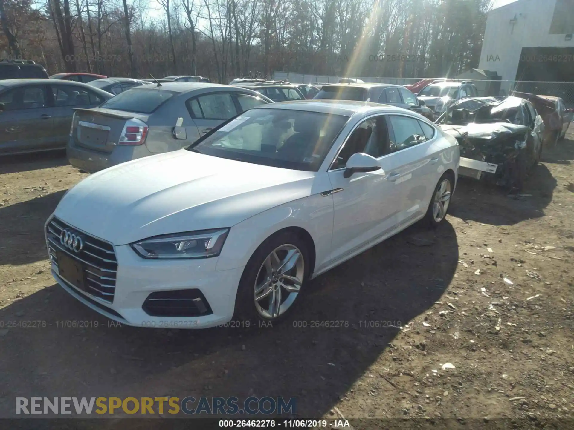 2 Photograph of a damaged car WAUANCF52KA056834 AUDI A5 2019