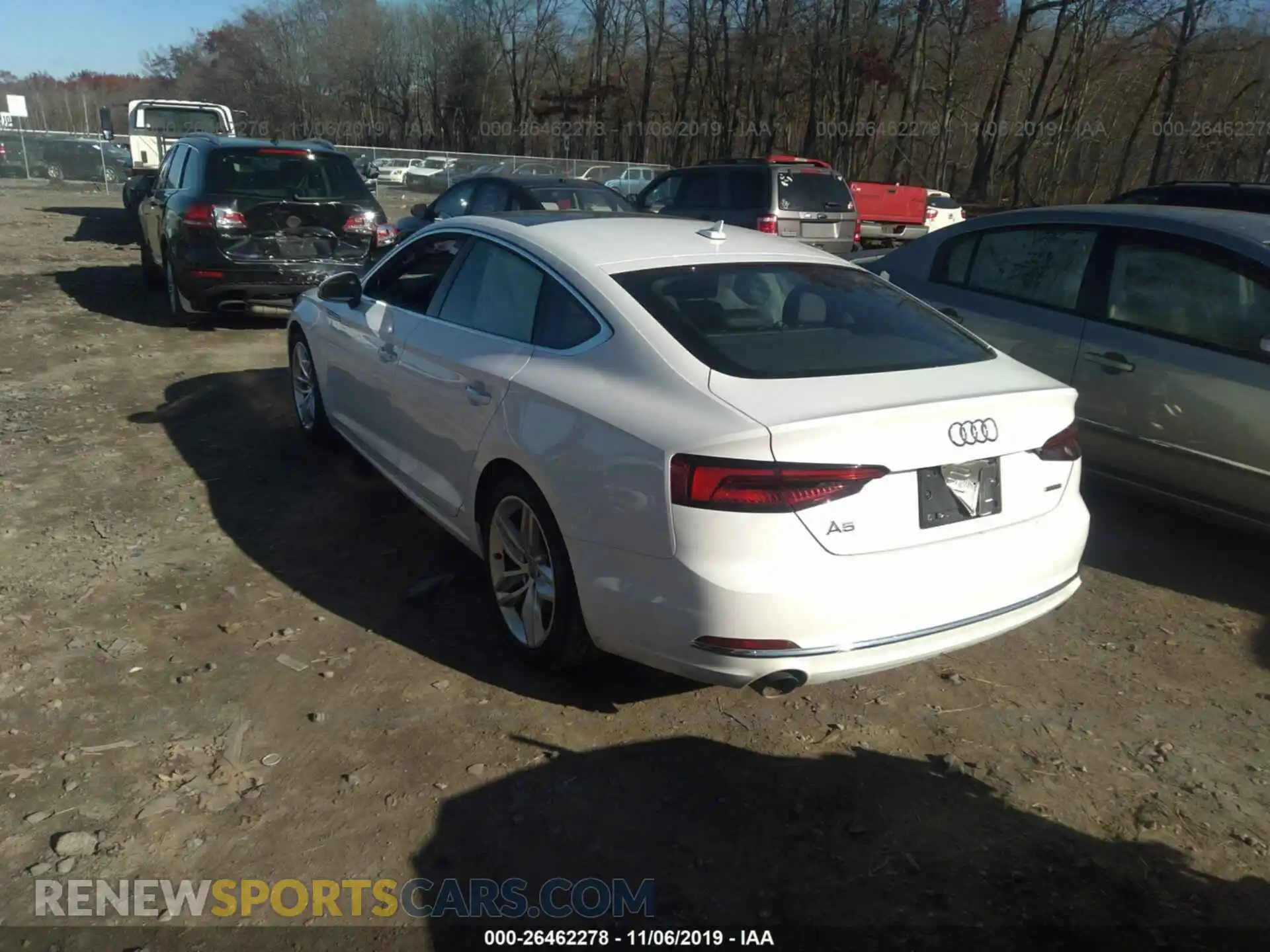 3 Photograph of a damaged car WAUANCF52KA056834 AUDI A5 2019
