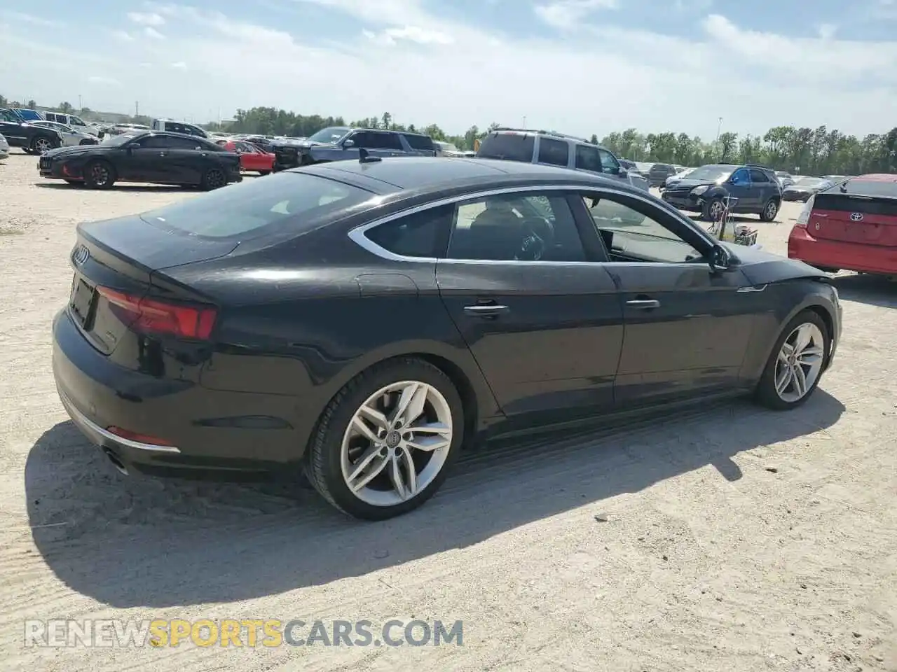 3 Photograph of a damaged car WAUANCF53KA051190 AUDI A5 2019